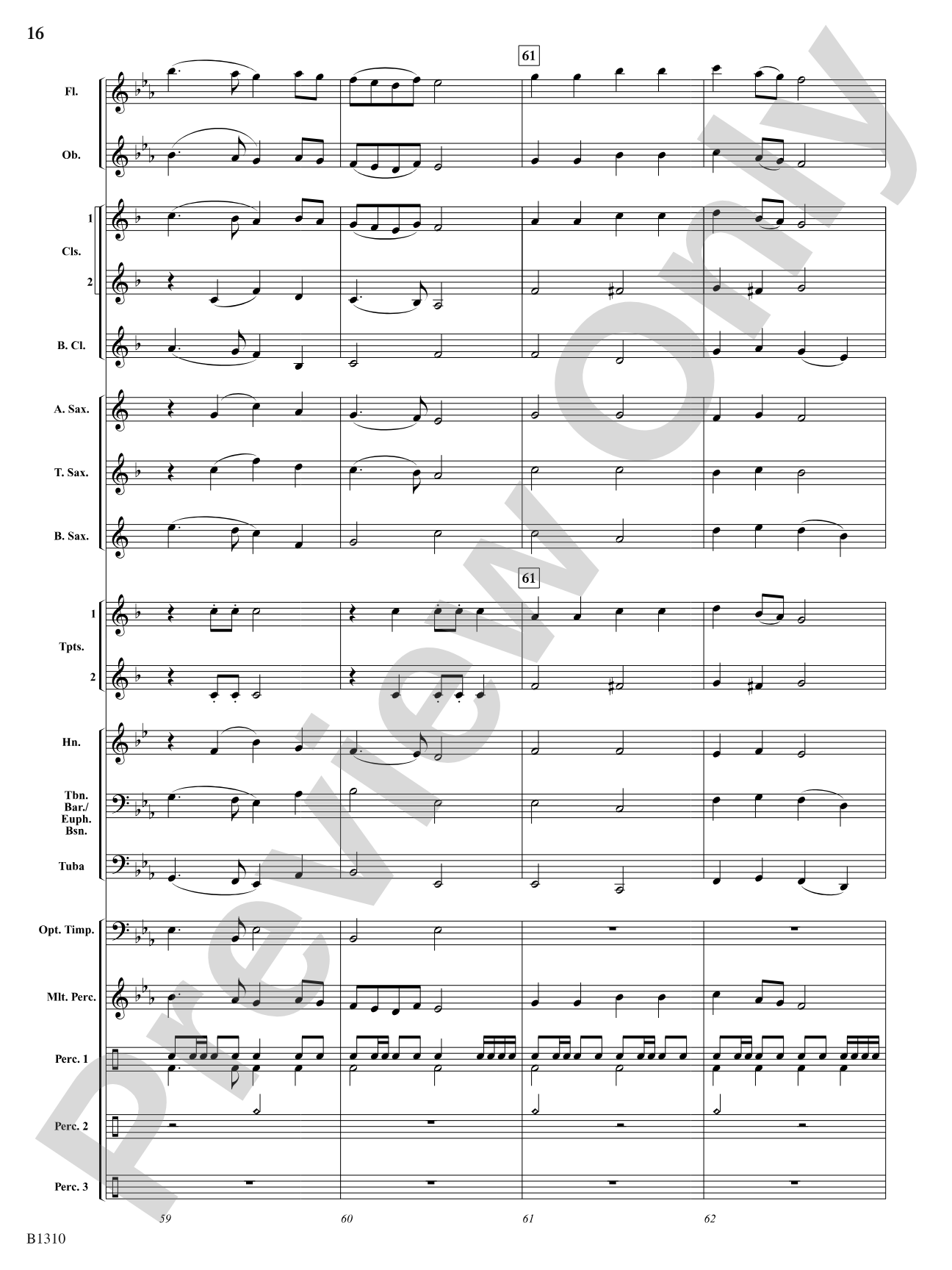 Antiphonal Celebration: Concert Band Conductor Score & Parts
