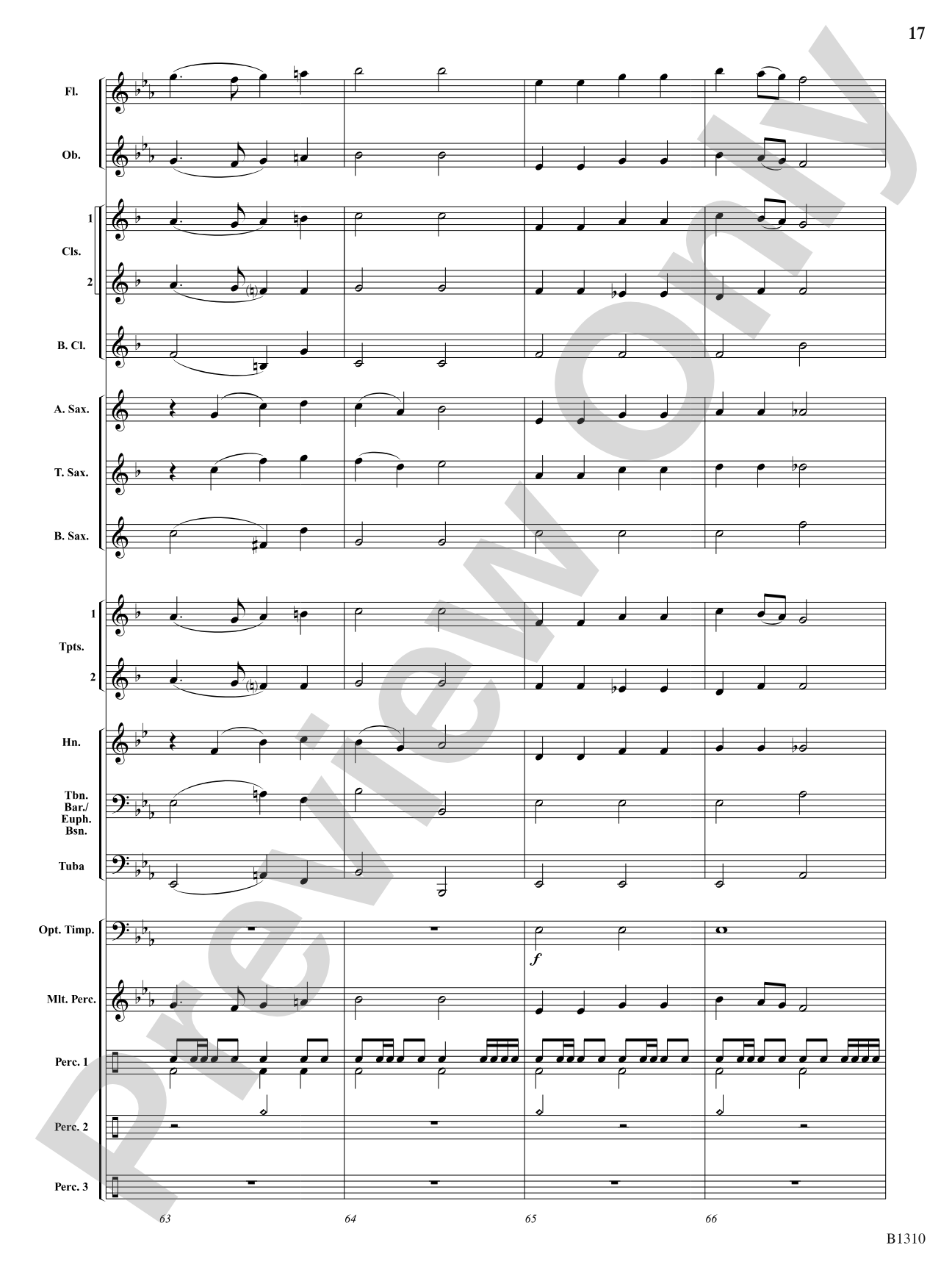 Antiphonal Celebration: Concert Band Conductor Score & Parts