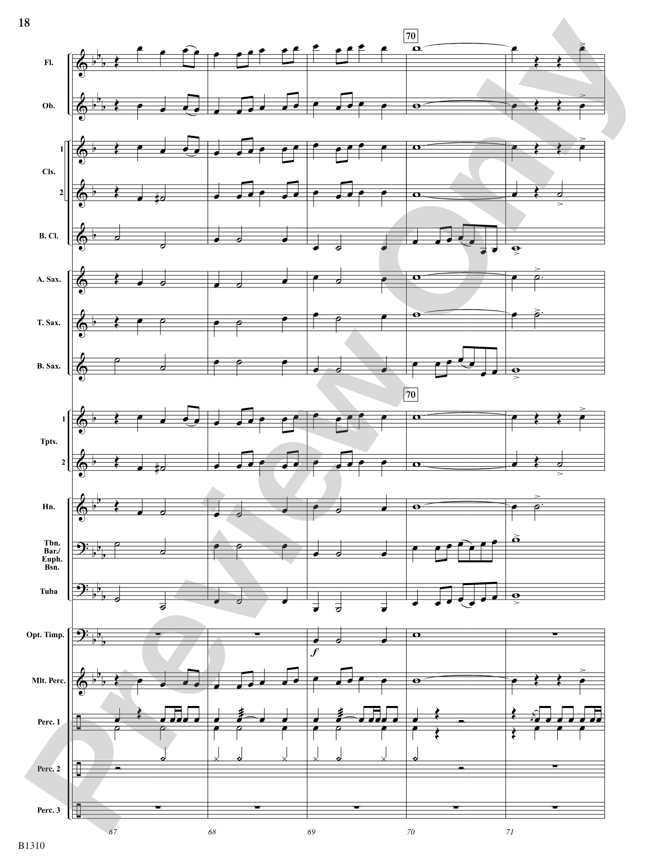 Antiphonal Celebration: Concert Band Conductor Score & Parts