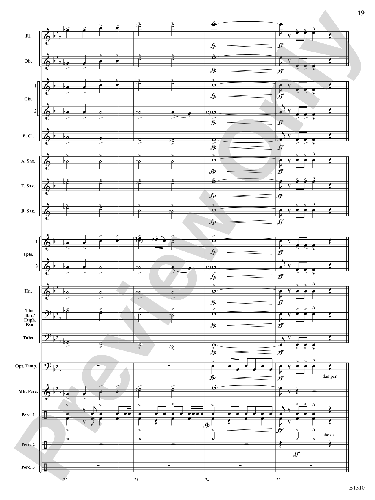 Antiphonal Celebration: Concert Band Conductor Score & Parts