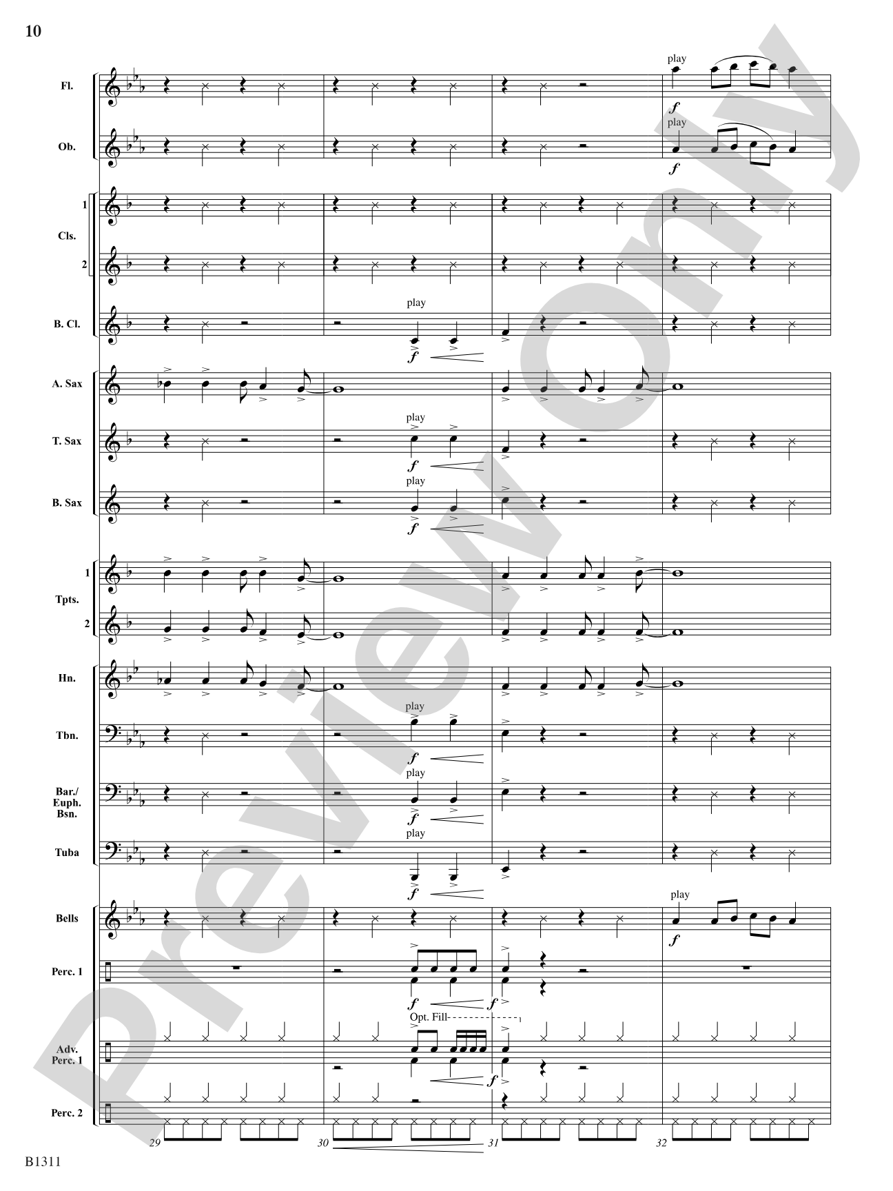 Santa's Rockin' Holiday Mix (featuring Jolly Old Saint Nicholas and Deck the Halls): Concert Band Conductor Score & Parts