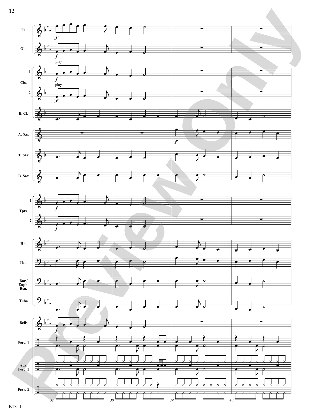 Santa's Rockin' Holiday Mix (featuring Jolly Old Saint Nicholas and Deck the Halls): Concert Band Conductor Score & Parts