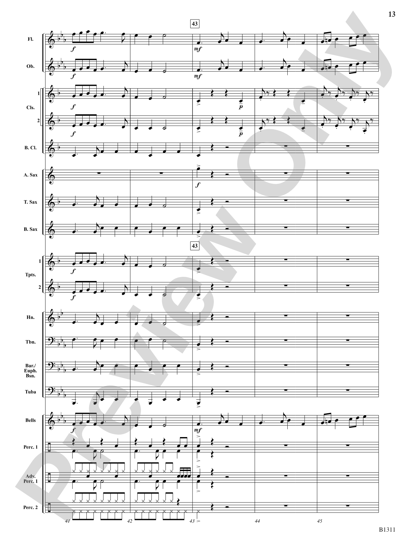 Santa's Rockin' Holiday Mix (featuring Jolly Old Saint Nicholas and Deck the Halls): Concert Band Conductor Score & Parts