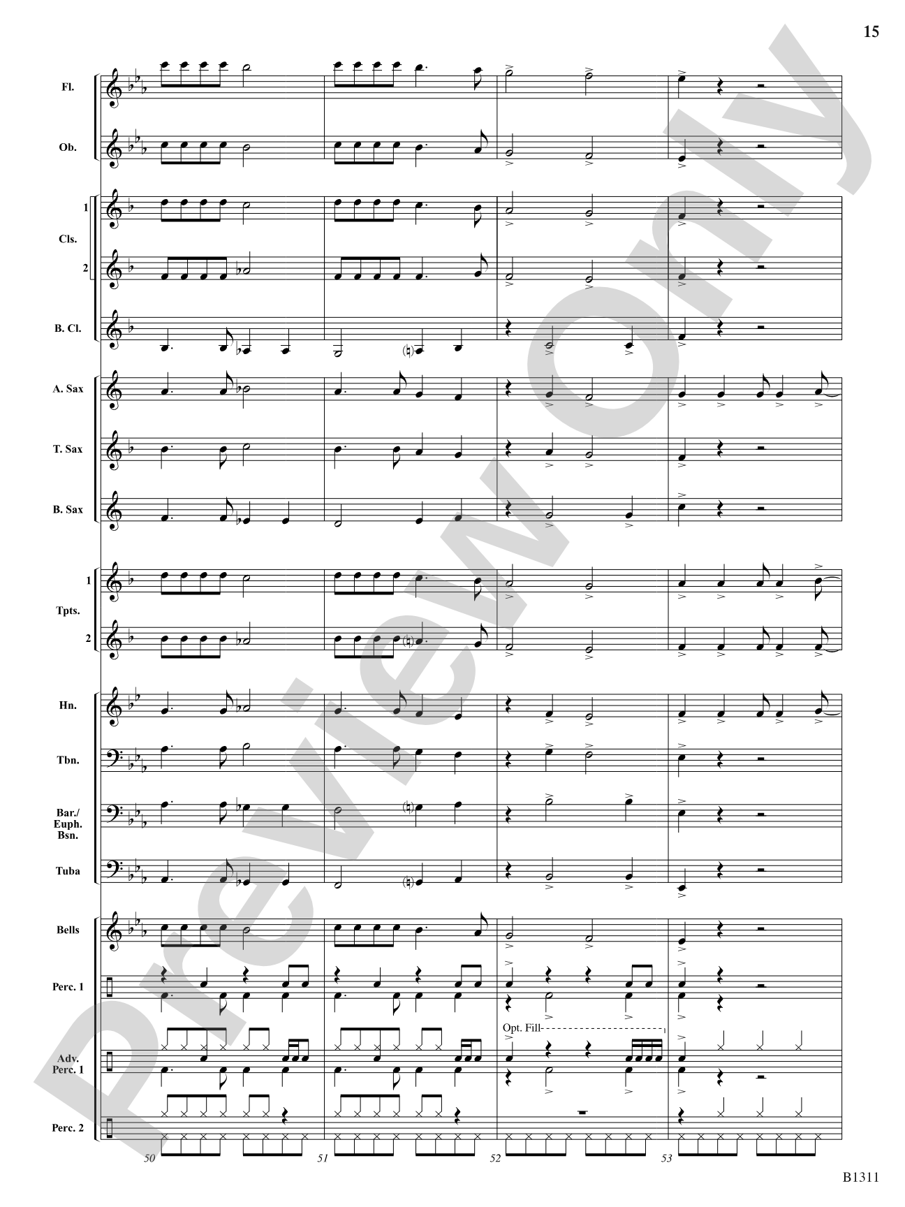 Santa's Rockin' Holiday Mix (featuring Jolly Old Saint Nicholas and Deck the Halls): Concert Band Conductor Score & Parts