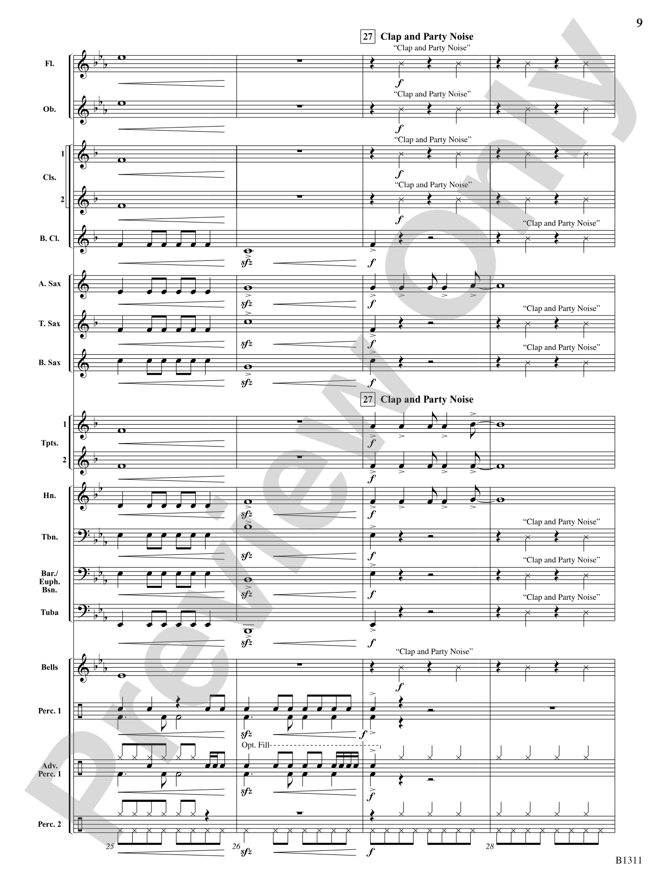 Santa's Rockin' Holiday Mix (featuring Jolly Old Saint Nicholas and Deck the Halls): Concert Band Conductor Score & Parts