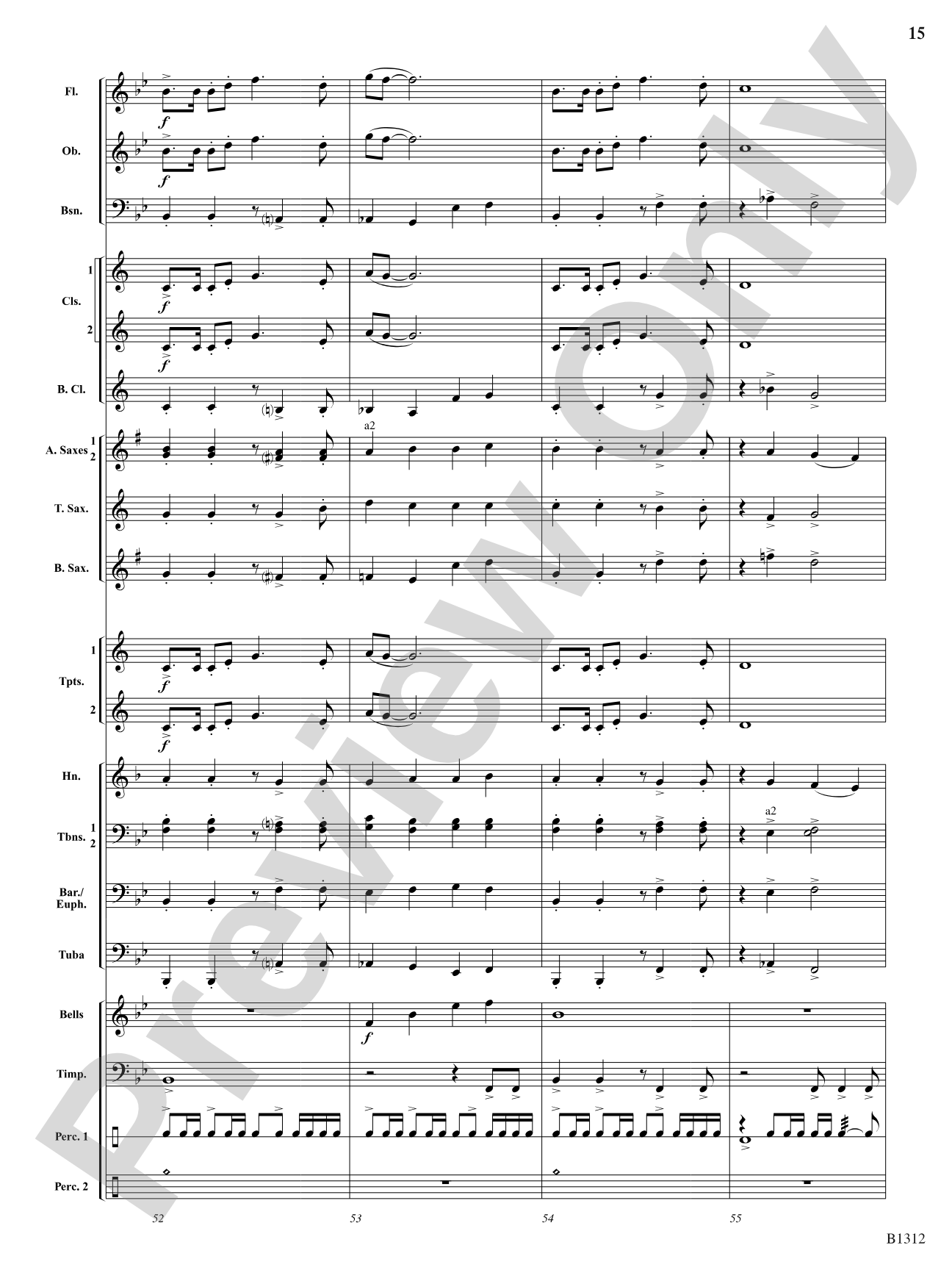 Grand Canyon Jubilee (Fanfare and March): Concert Band Conductor Score & Parts