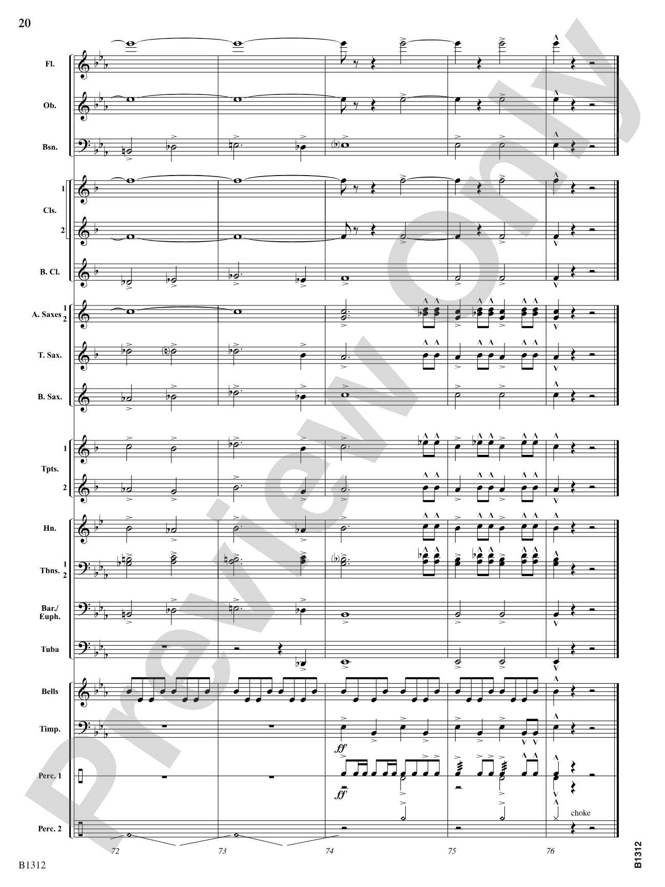 Grand Canyon Jubilee (Fanfare and March): Concert Band Conductor Score & Parts