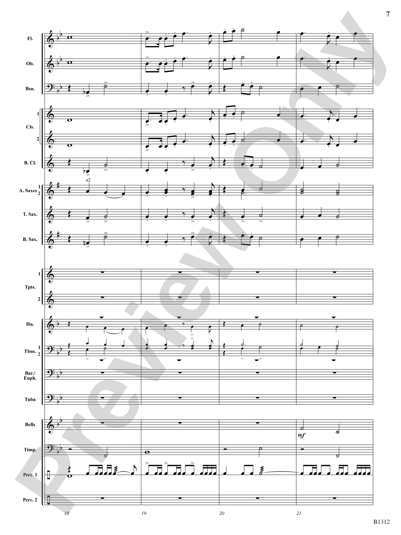 Grand Canyon Jubilee (Fanfare and March): Concert Band Conductor Score & Parts
