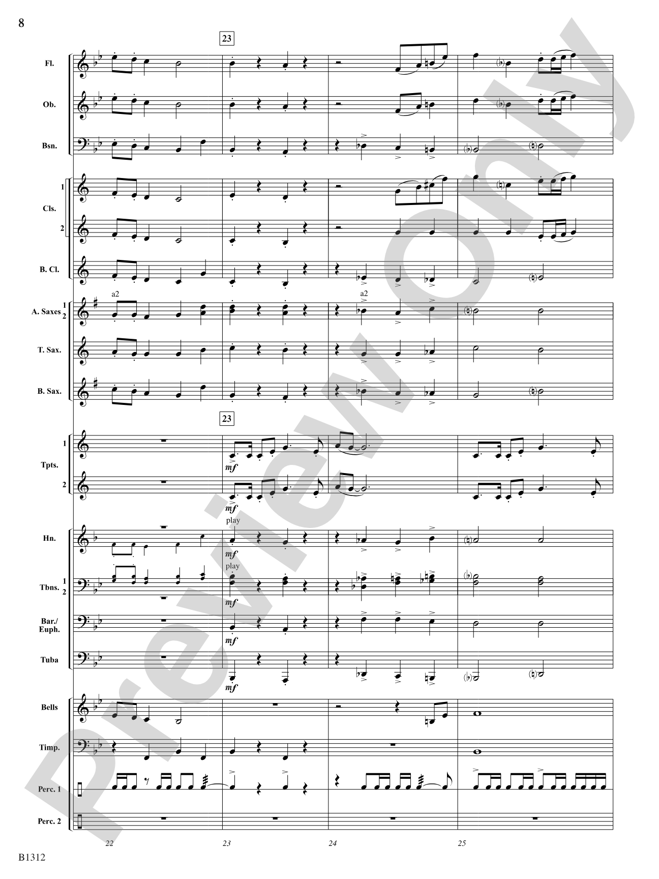 Grand Canyon Jubilee (Fanfare and March): Concert Band Conductor Score & Parts