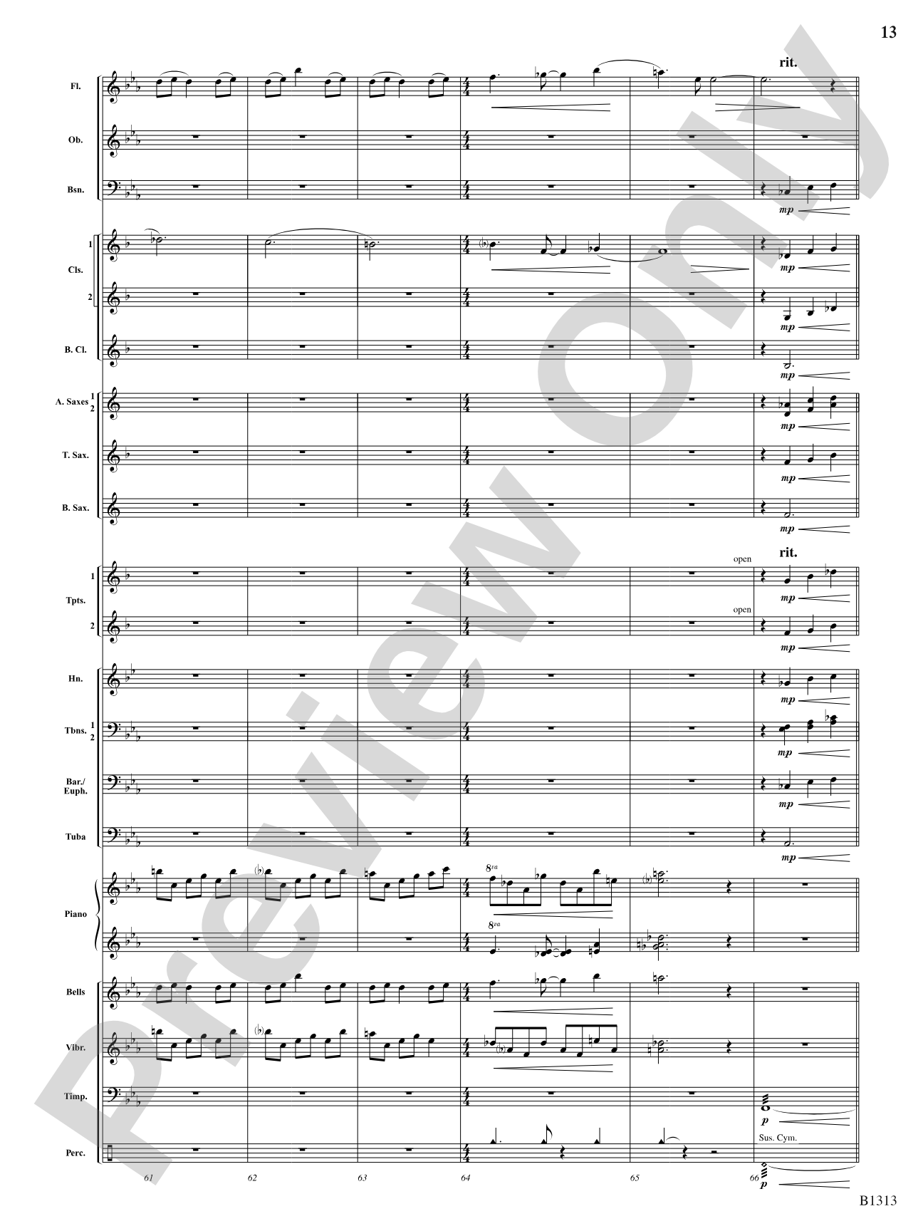 Sojourn: Concert Band Conductor Score & Parts