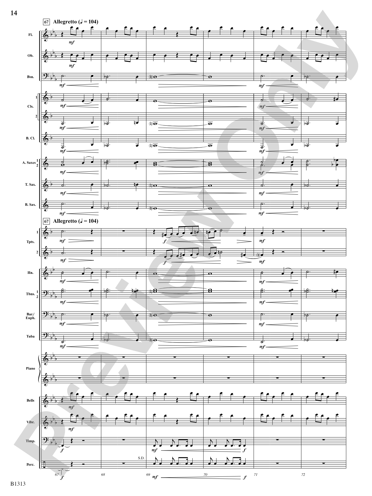 Sojourn: Concert Band Conductor Score & Parts
