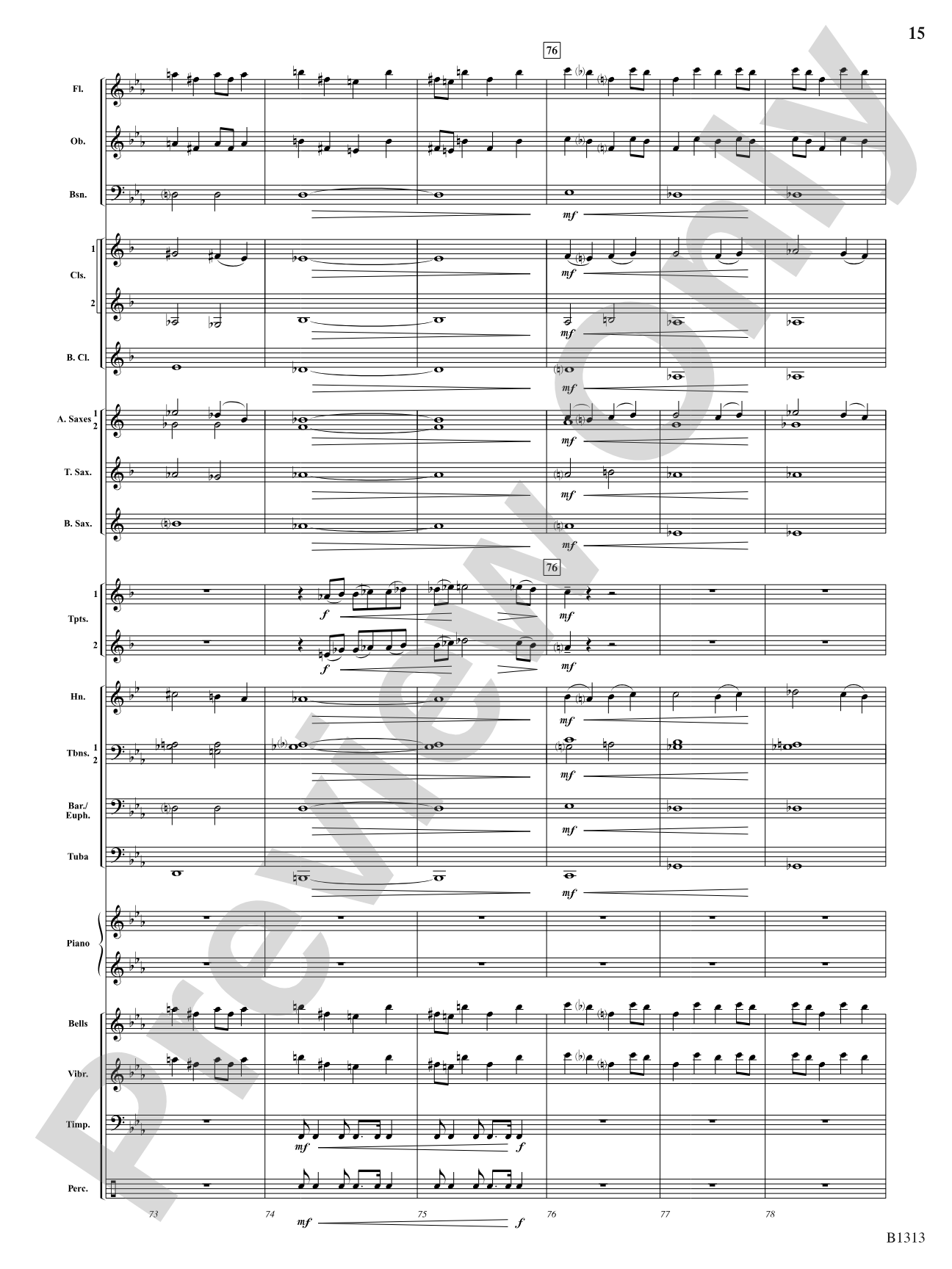 Sojourn: Concert Band Conductor Score & Parts