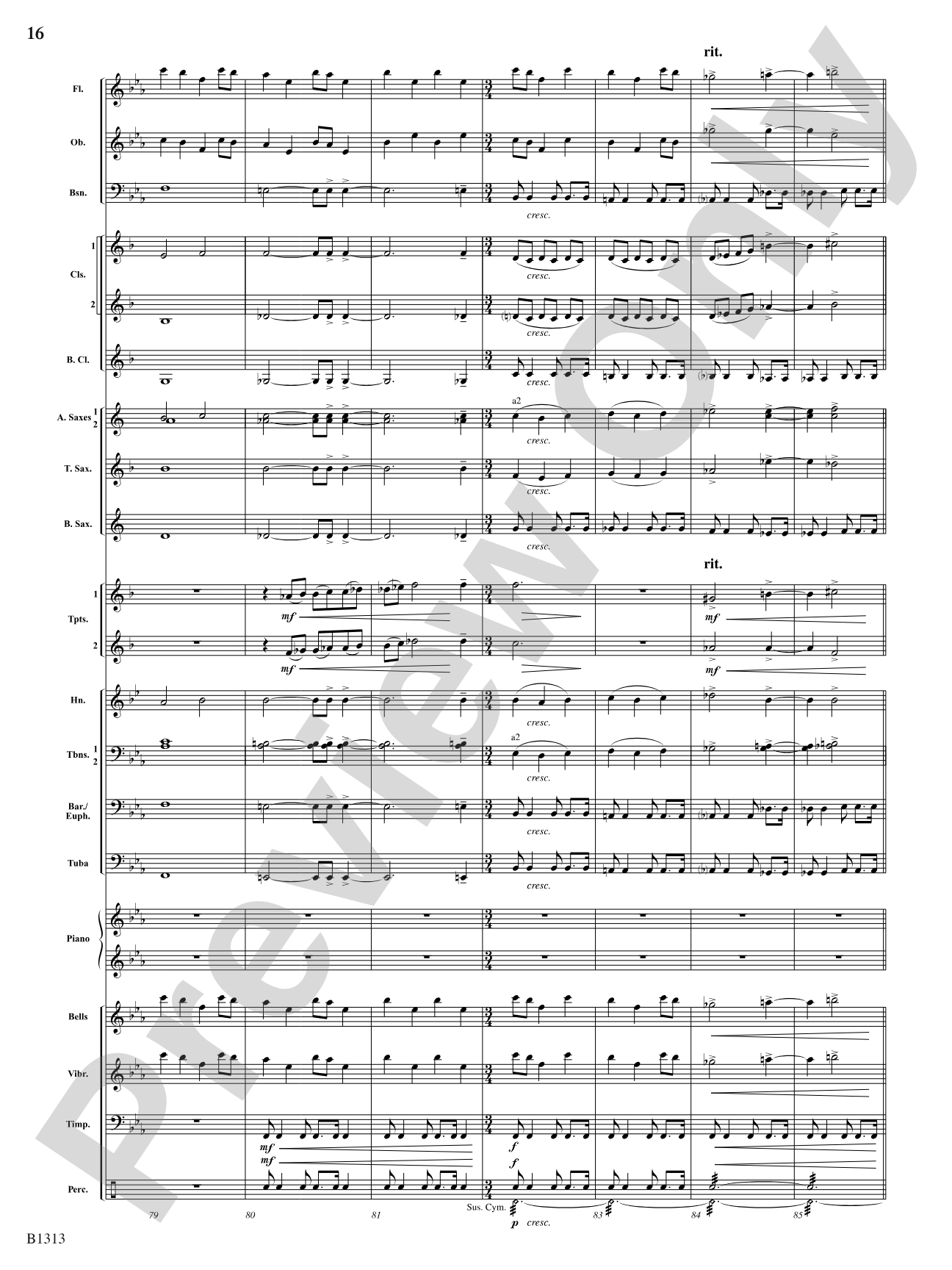 Sojourn: Concert Band Conductor Score & Parts
