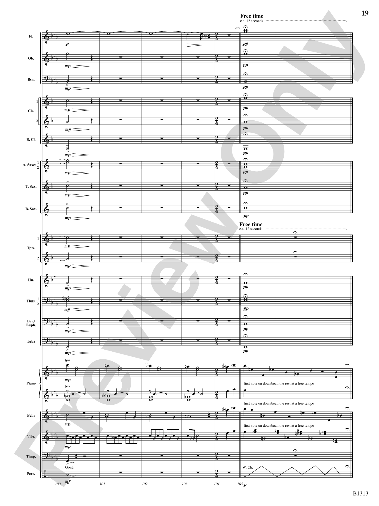 Sojourn: Concert Band Conductor Score & Parts