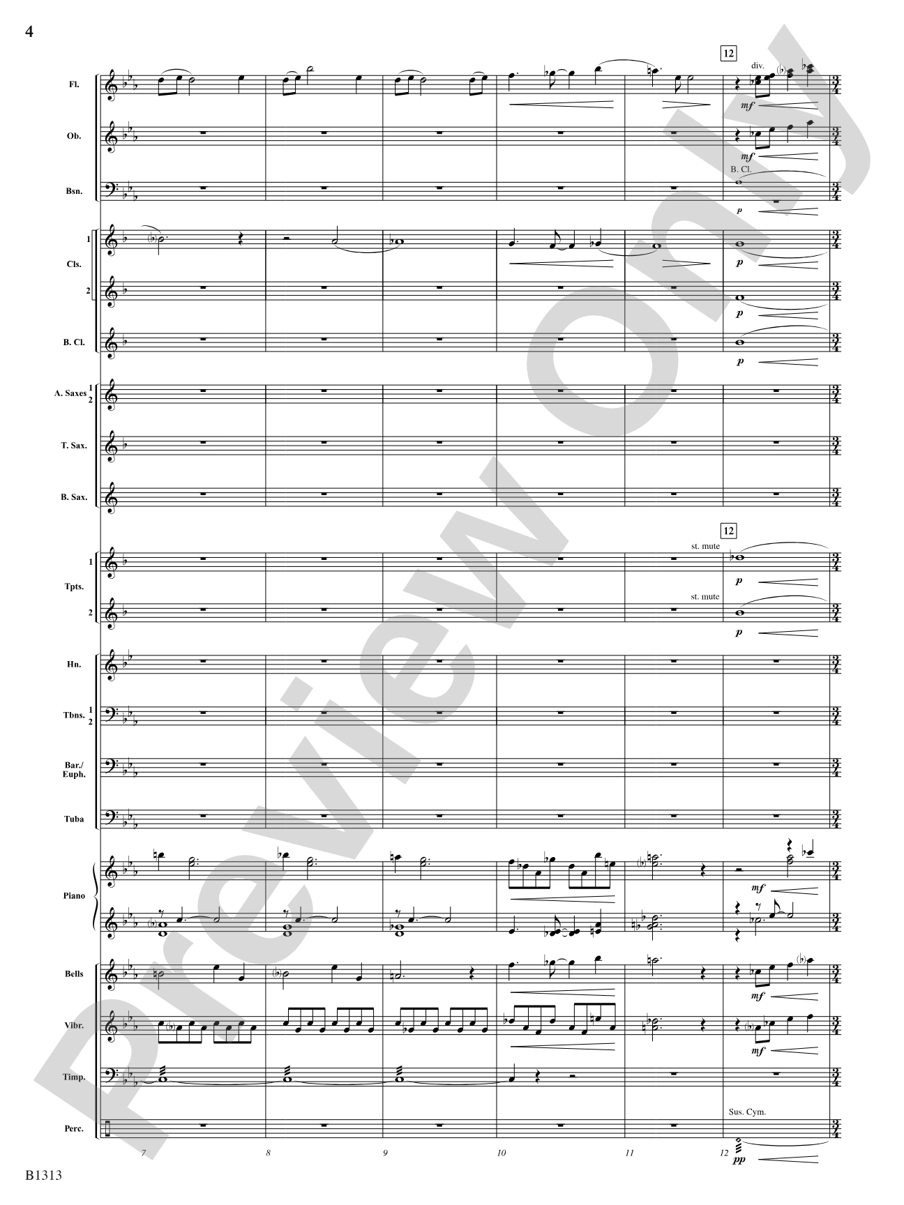 Sojourn: Concert Band Conductor Score & Parts