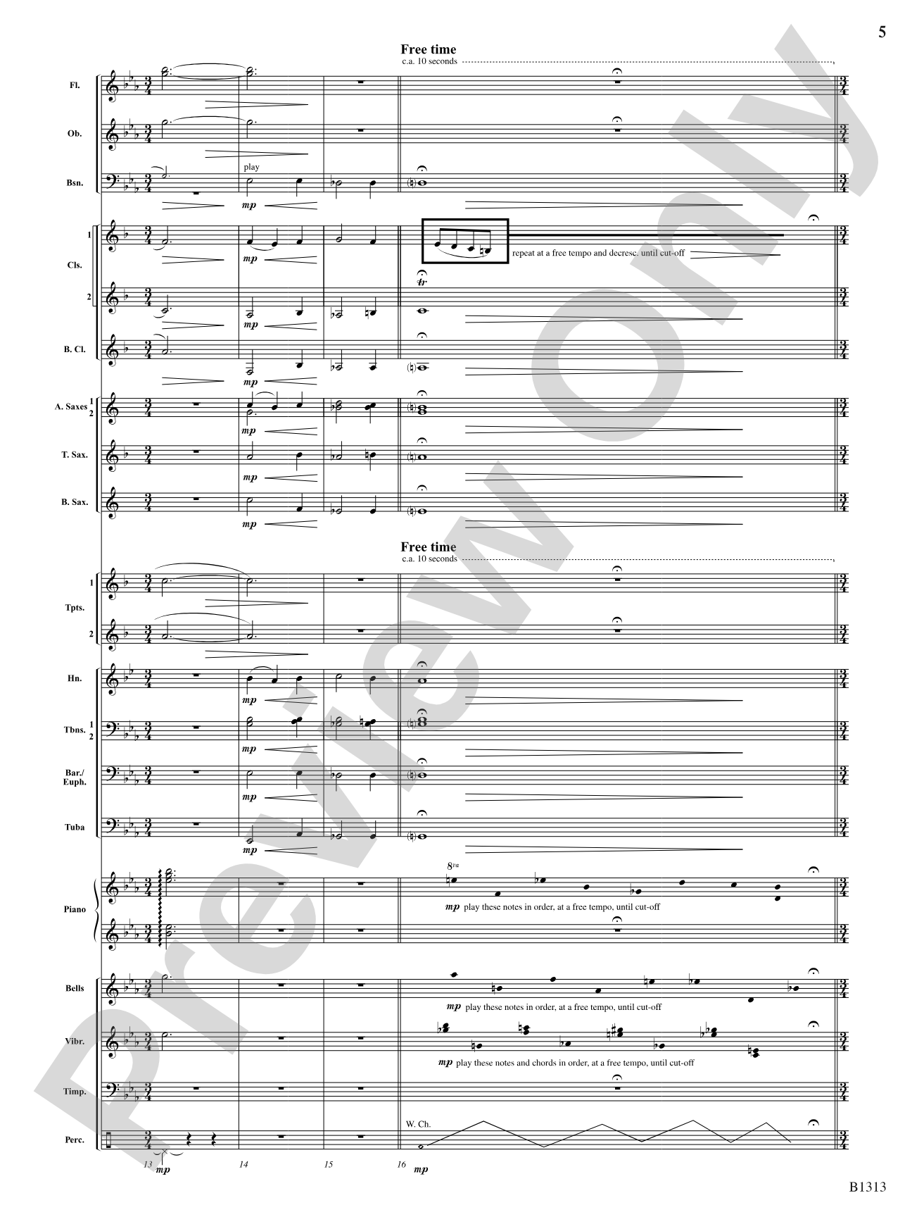 Sojourn: Concert Band Conductor Score & Parts