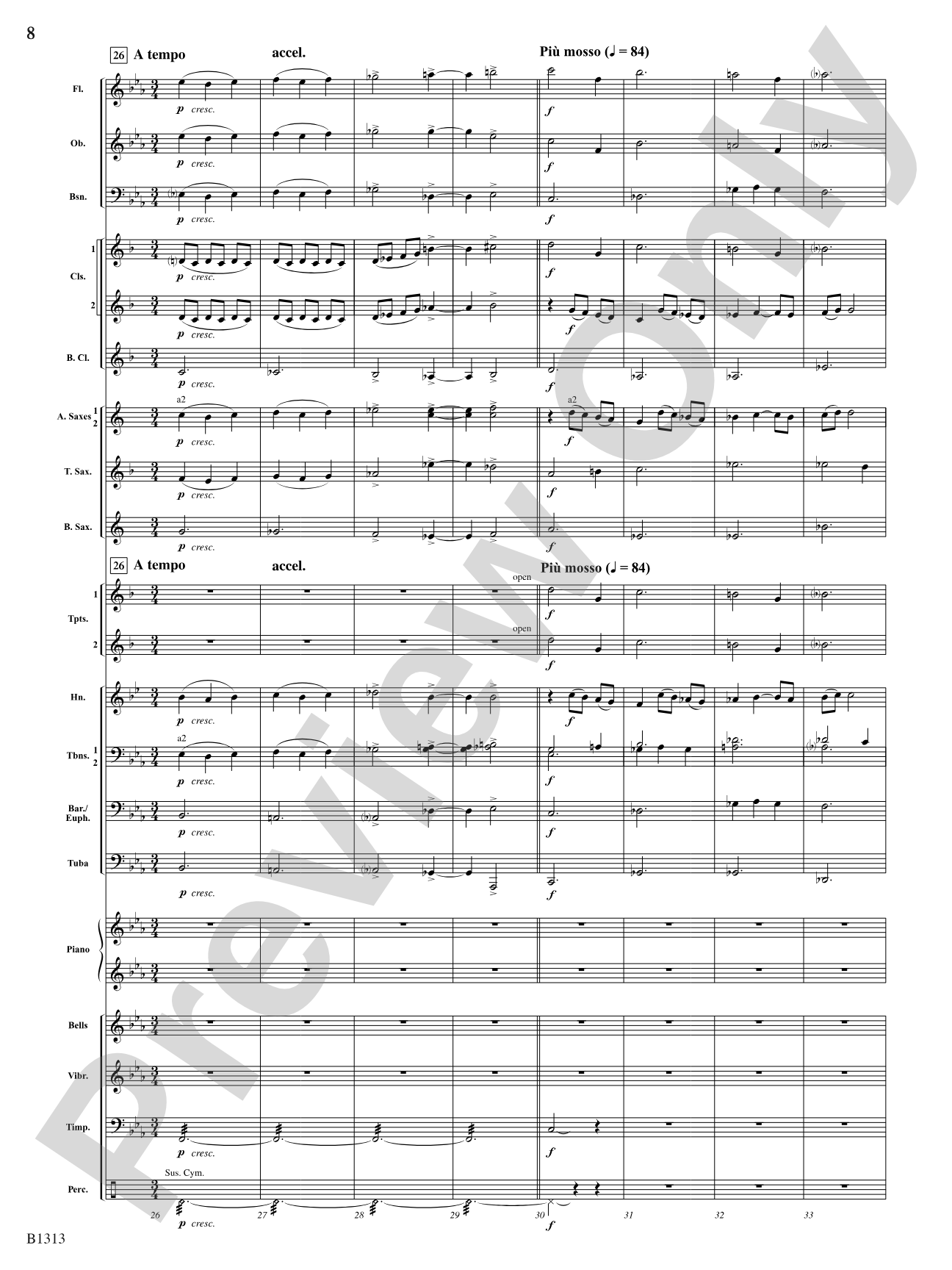 Sojourn: Concert Band Conductor Score & Parts