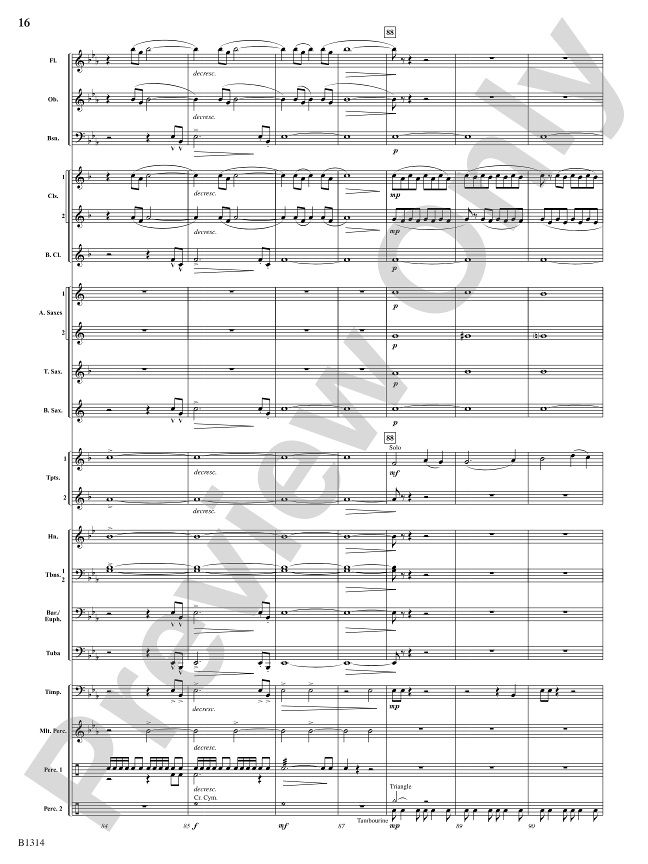 Fantasia on a Christmas Carol (based on O Come, All Ye Faithful): Concert Band Conductor Score & Parts