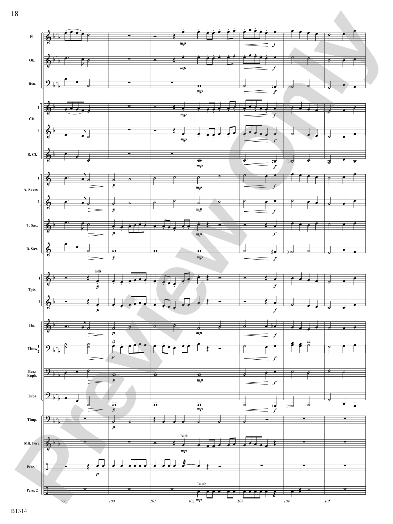 Fantasia on a Christmas Carol (based on O Come, All Ye Faithful): Concert Band Conductor Score & Parts