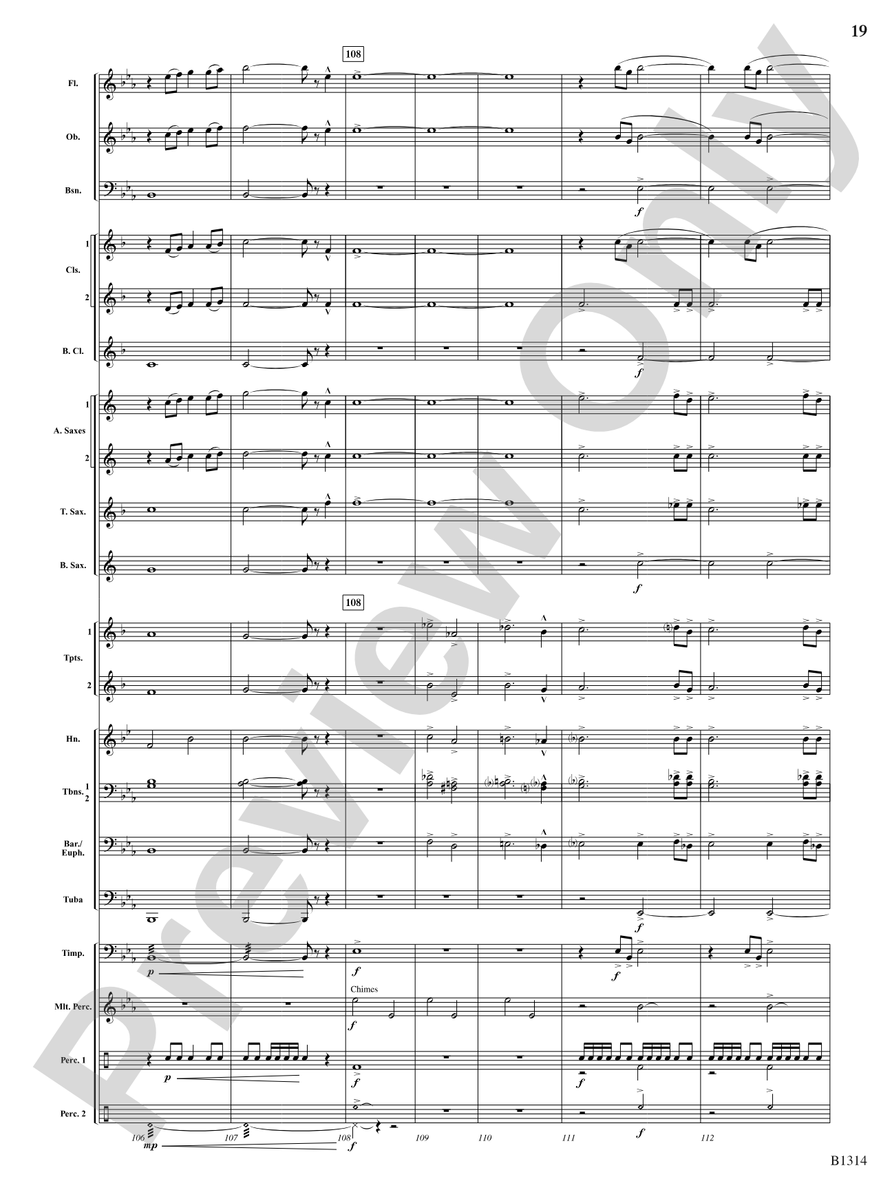 Fantasia on a Christmas Carol (based on O Come, All Ye Faithful): Concert Band Conductor Score & Parts
