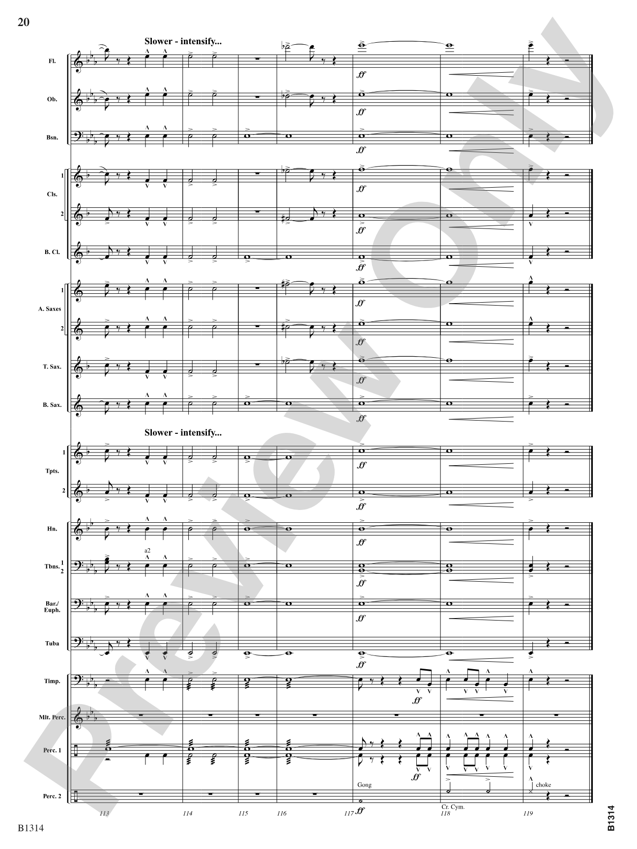 Fantasia on a Christmas Carol (based on O Come, All Ye Faithful): Concert Band Conductor Score & Parts