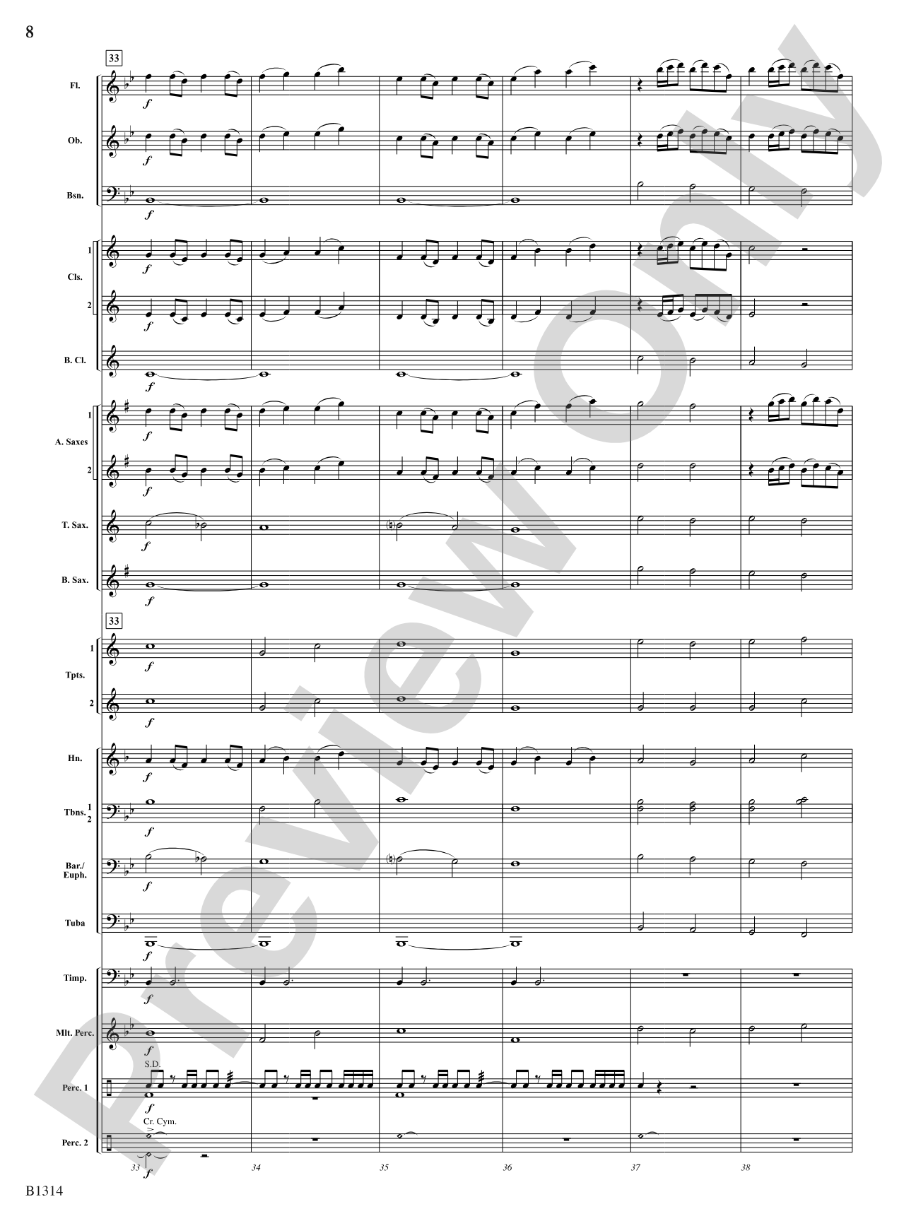 Fantasia on a Christmas Carol (based on O Come, All Ye Faithful): Concert Band Conductor Score & Parts