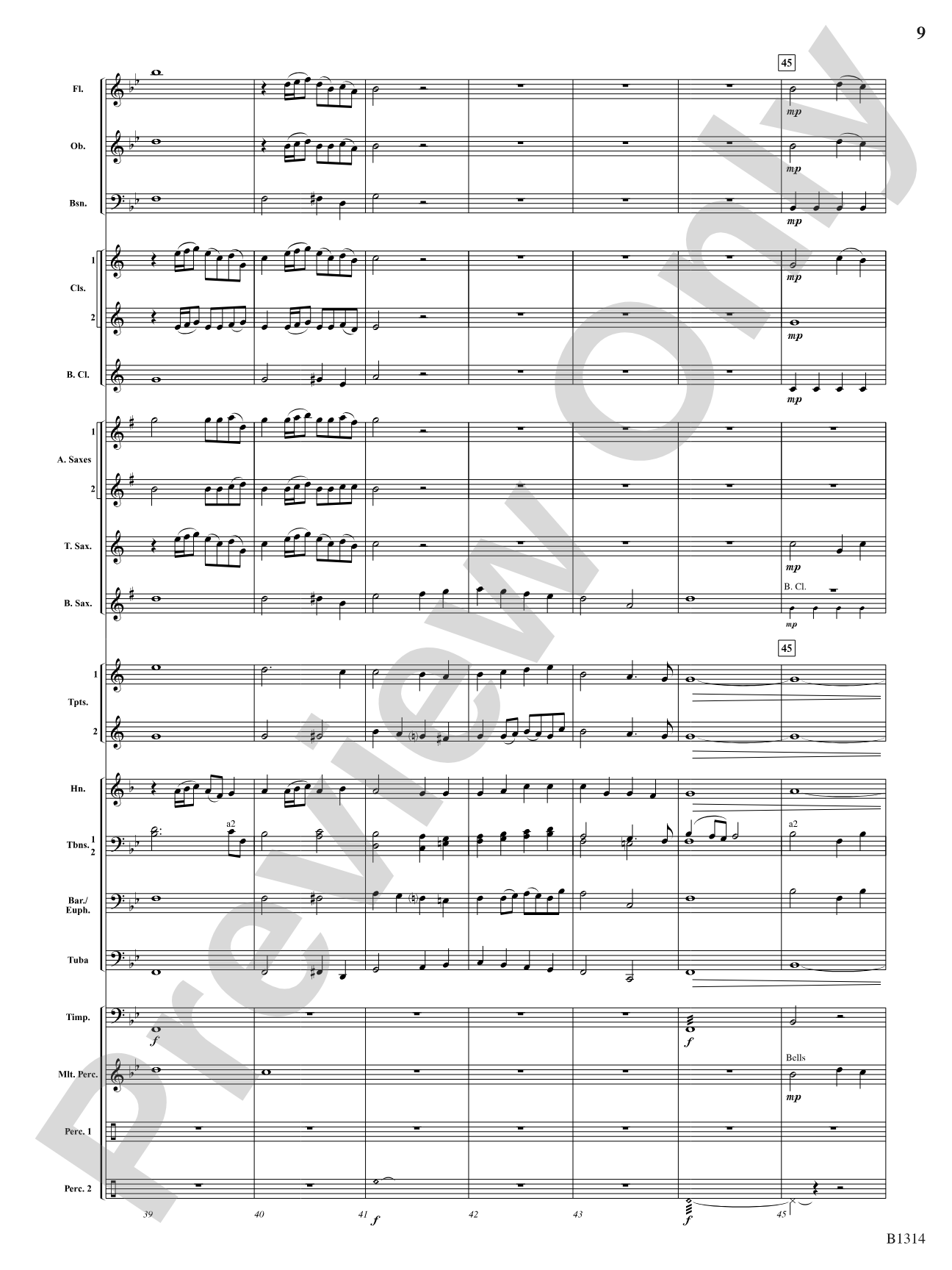 Fantasia on a Christmas Carol (based on O Come, All Ye Faithful): Concert Band Conductor Score & Parts