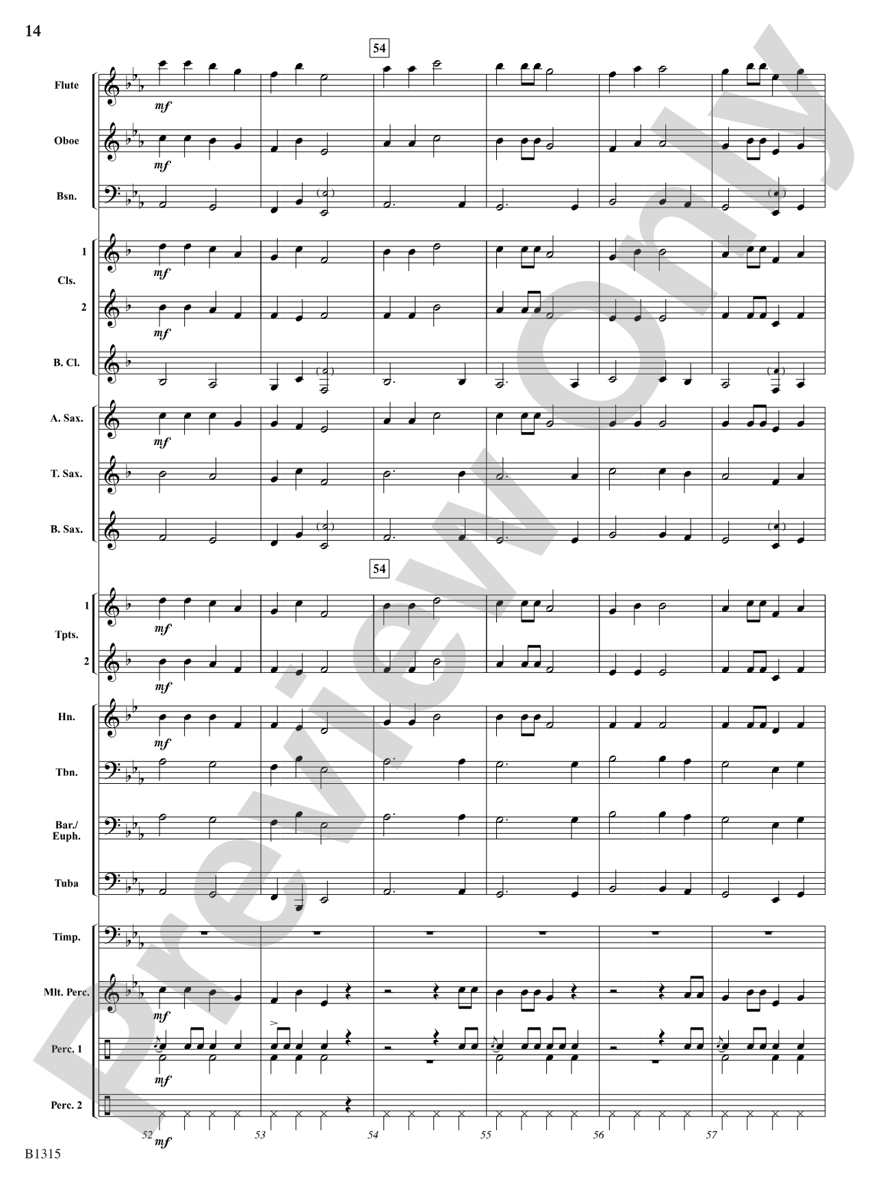 The Night Before Christmas (for Narration and Band): Concert Band Conductor Score & Parts