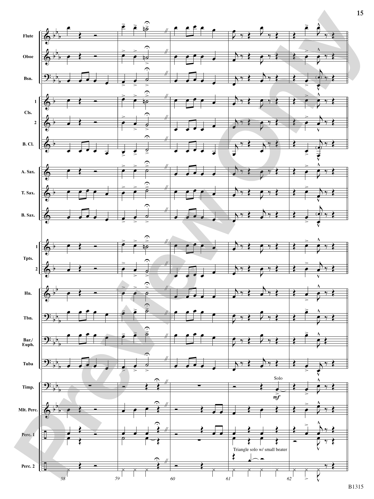 The Night Before Christmas (for Narration and Band): Concert Band Conductor Score & Parts