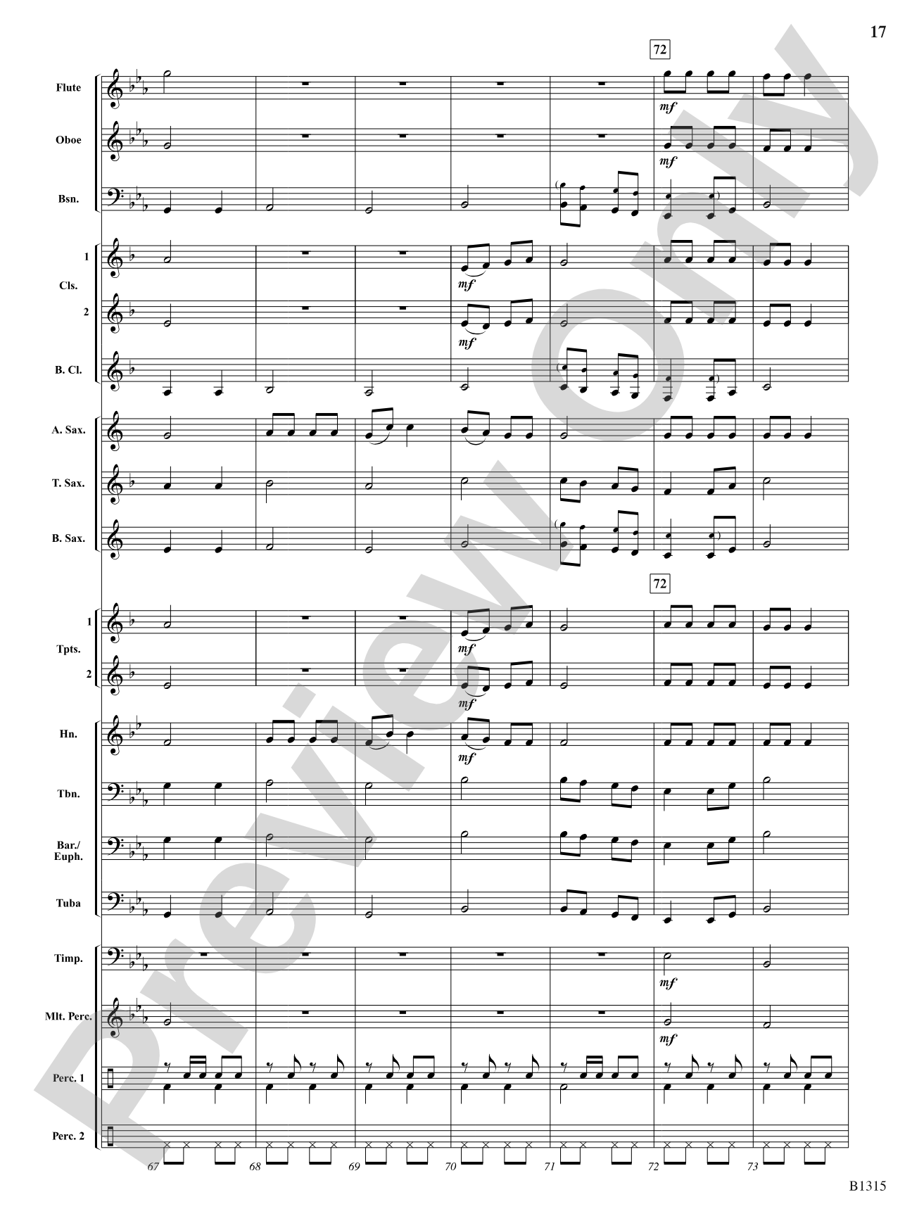 The Night Before Christmas (for Narration and Band): Concert Band Conductor Score & Parts