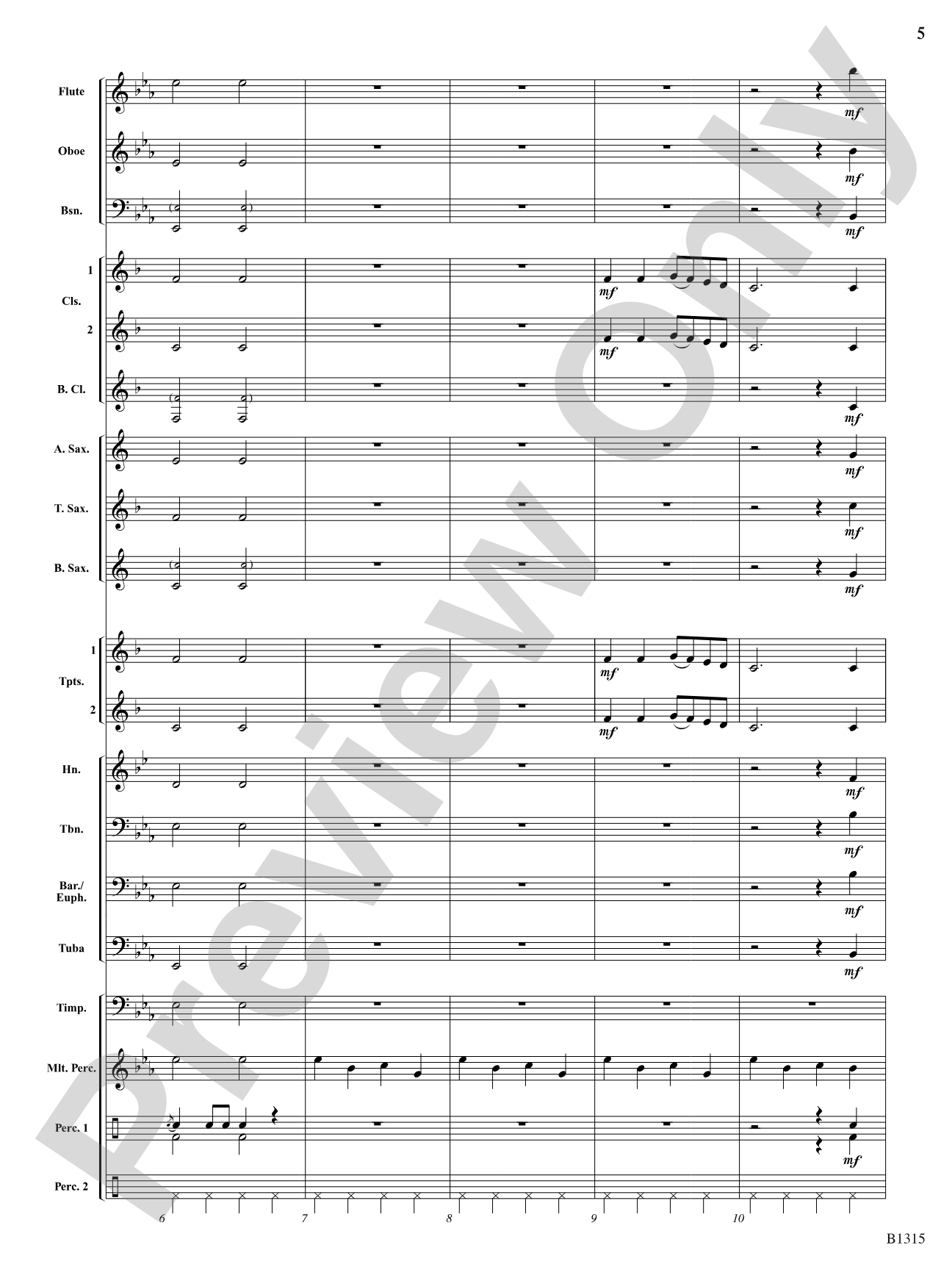 The Night Before Christmas (for Narration and Band): Concert Band Conductor Score & Parts