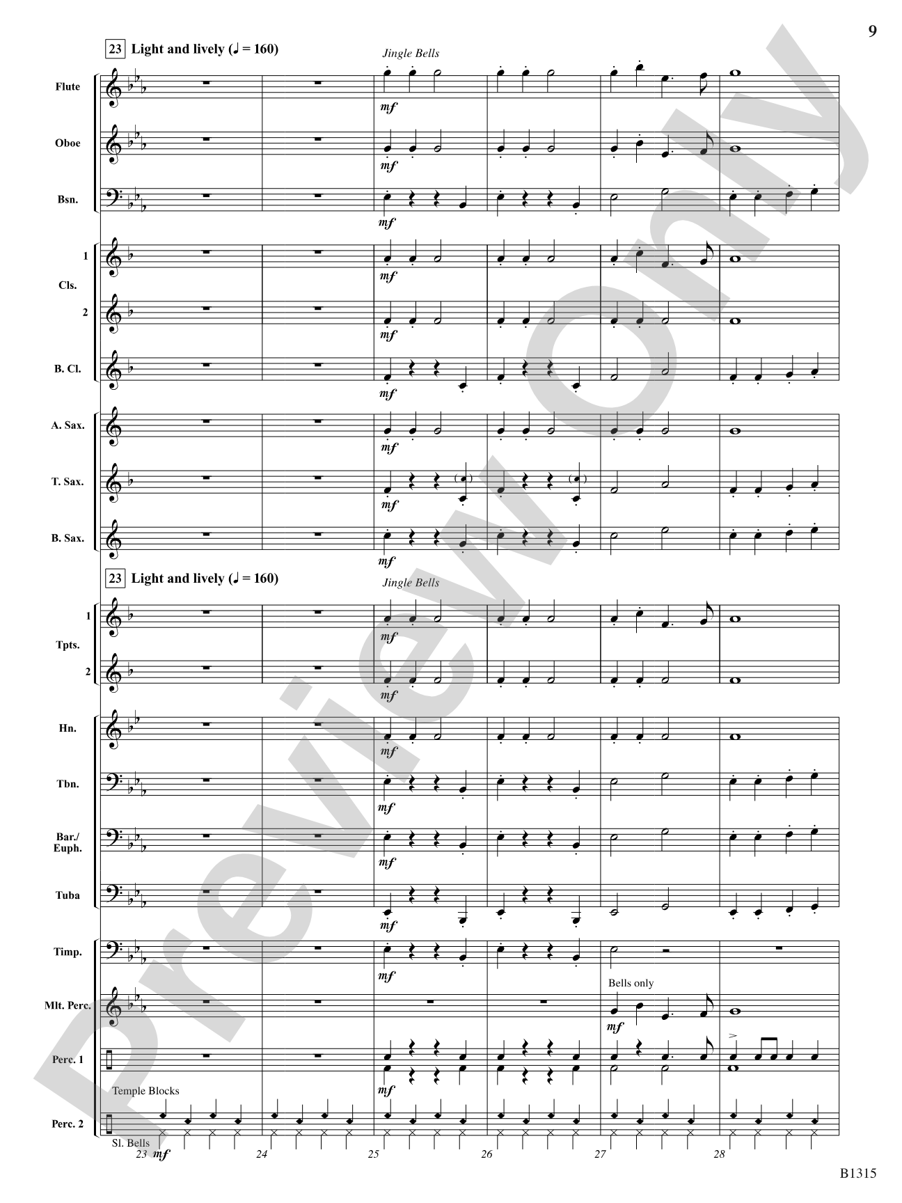 The Night Before Christmas (for Narration and Band): Concert Band Conductor Score & Parts