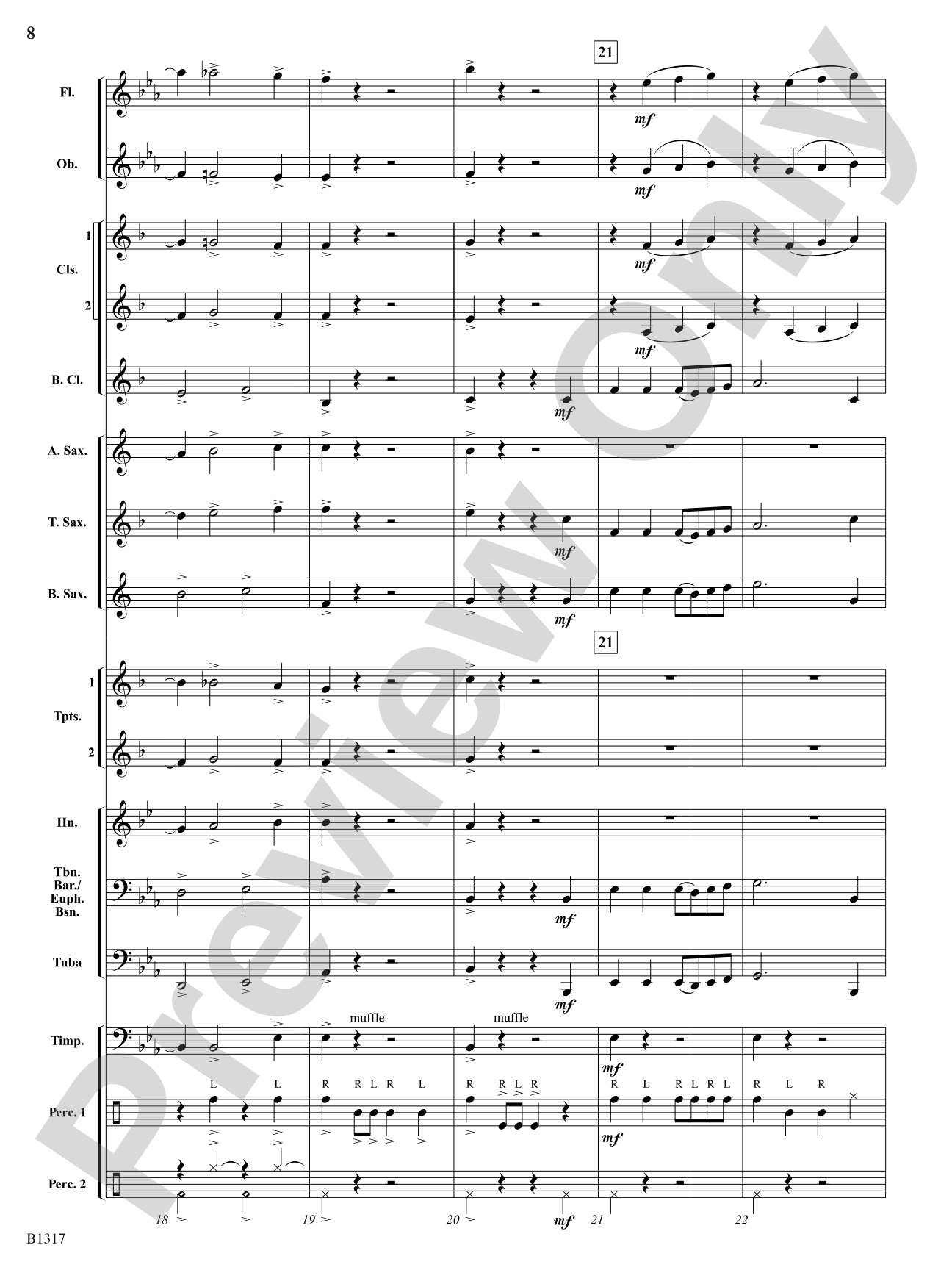 Trash Cancerto (An Uncanny Work in a Classical Style): Concert Band Conductor Score & Parts