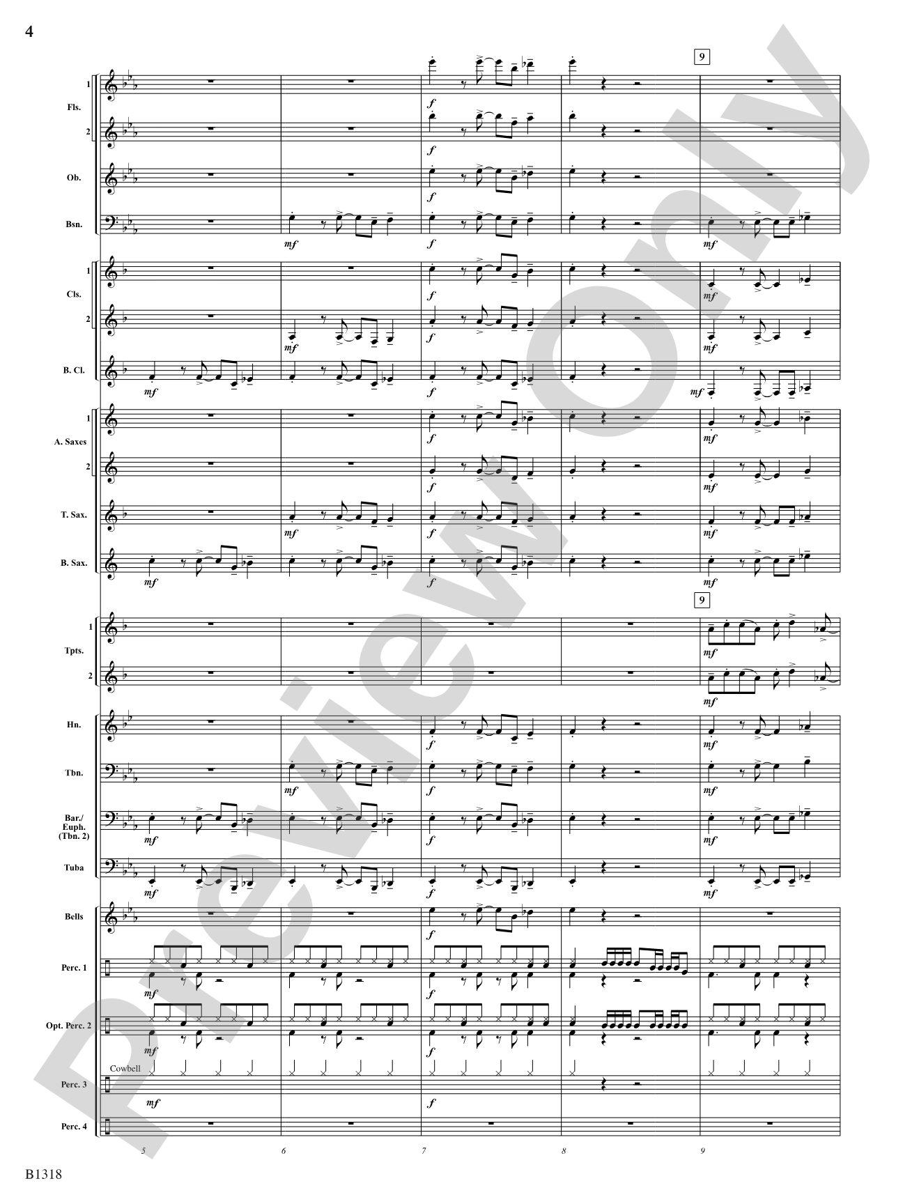 Trumpets Rock!: Concert Band Conductor Score & Parts