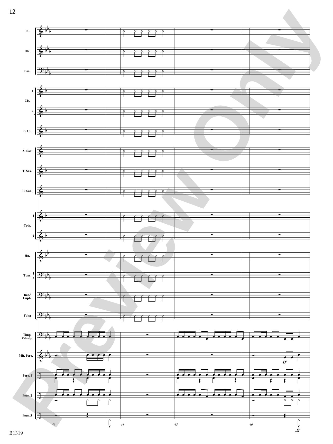 Legend of the Nighthawk: Concert Band Conductor Score & Parts