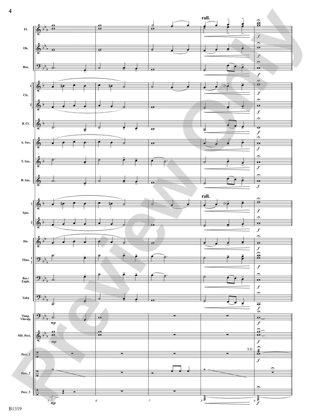 Legend of the Nighthawk: Concert Band Conductor Score & Parts
