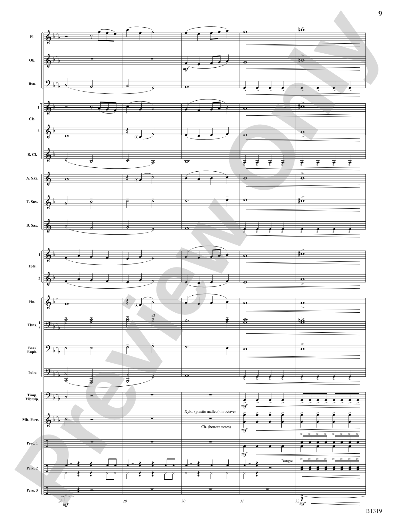 Legend of the Nighthawk: Concert Band Conductor Score & Parts