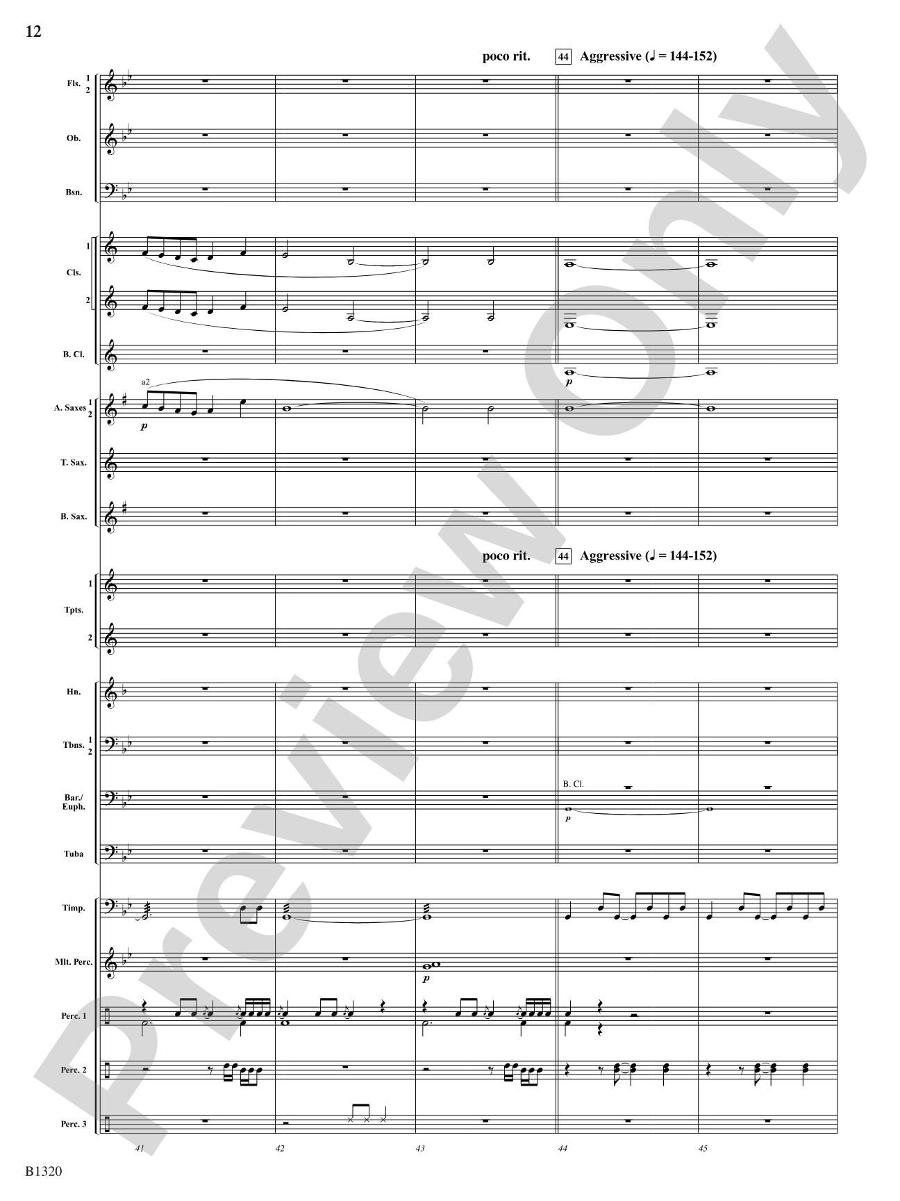 Moscow, 1941: Concert Band Conductor Score & Parts