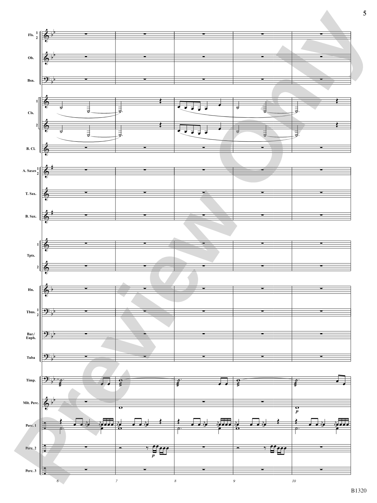 Moscow, 1941: Concert Band Conductor Score & Parts