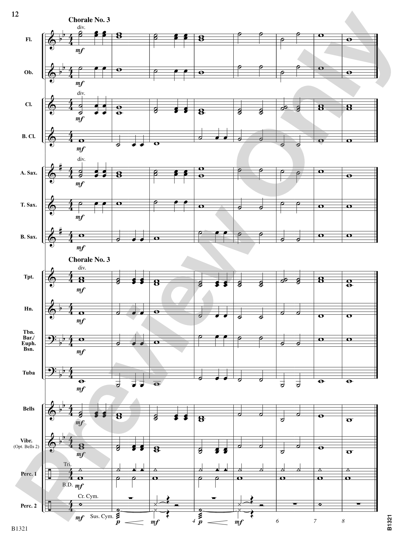 Midnight Sky (from Midnight Suite): Concert Band Conductor Score & Parts