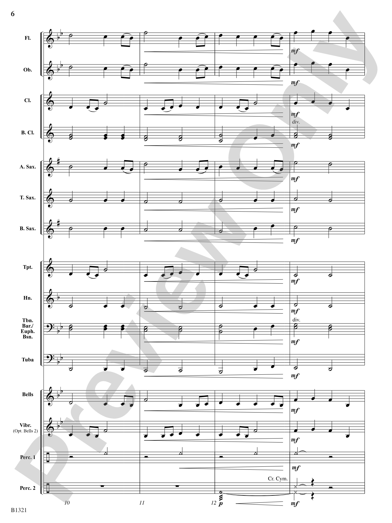 Midnight Sky (from Midnight Suite): Concert Band Conductor Score & Parts