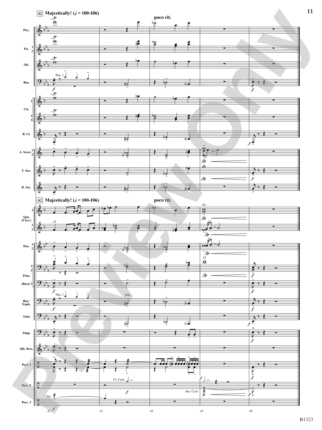 Three Scottish Vistas: Concert Band Conductor Score & Parts