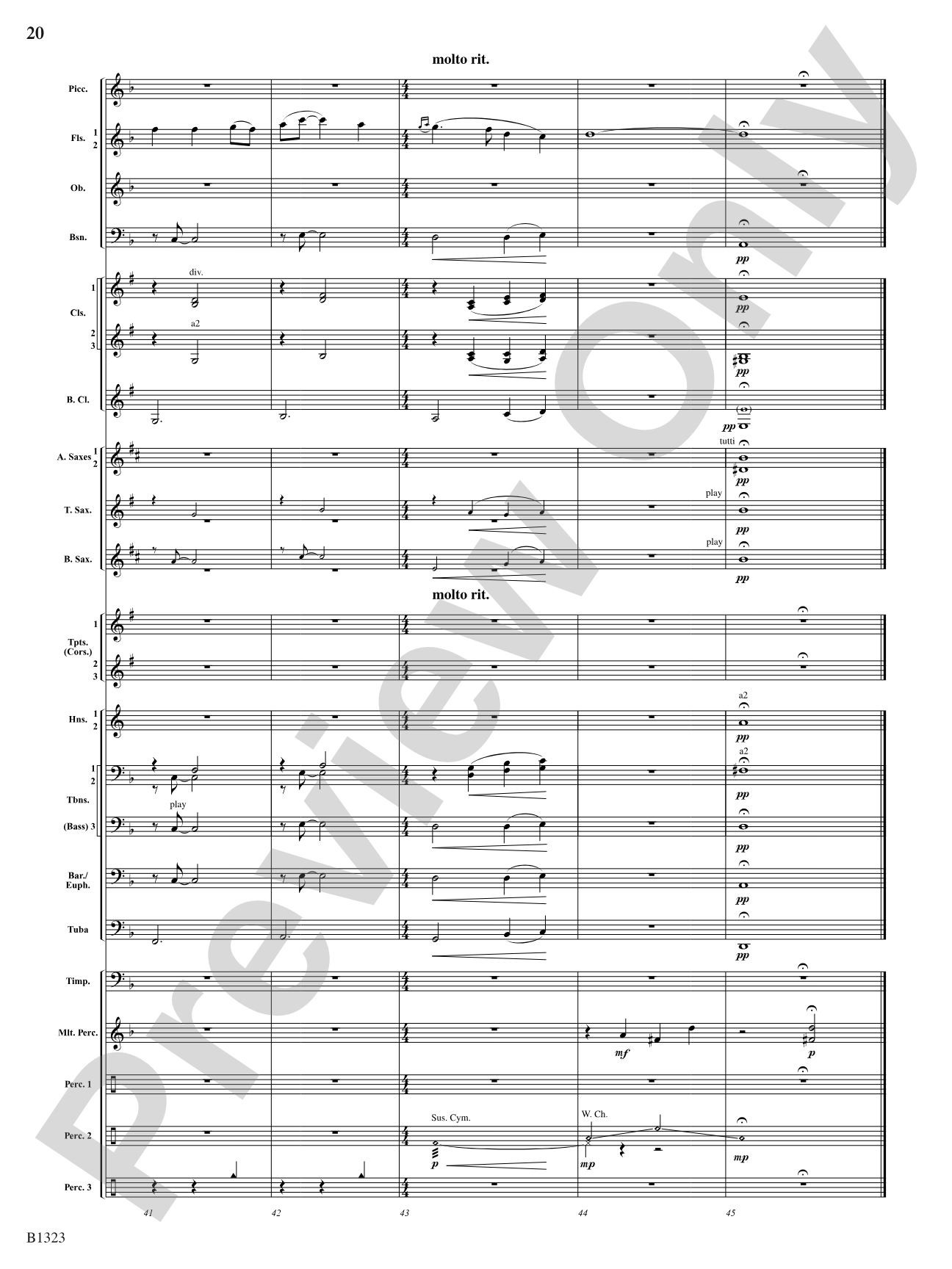 Three Scottish Vistas: Concert Band Conductor Score & Parts