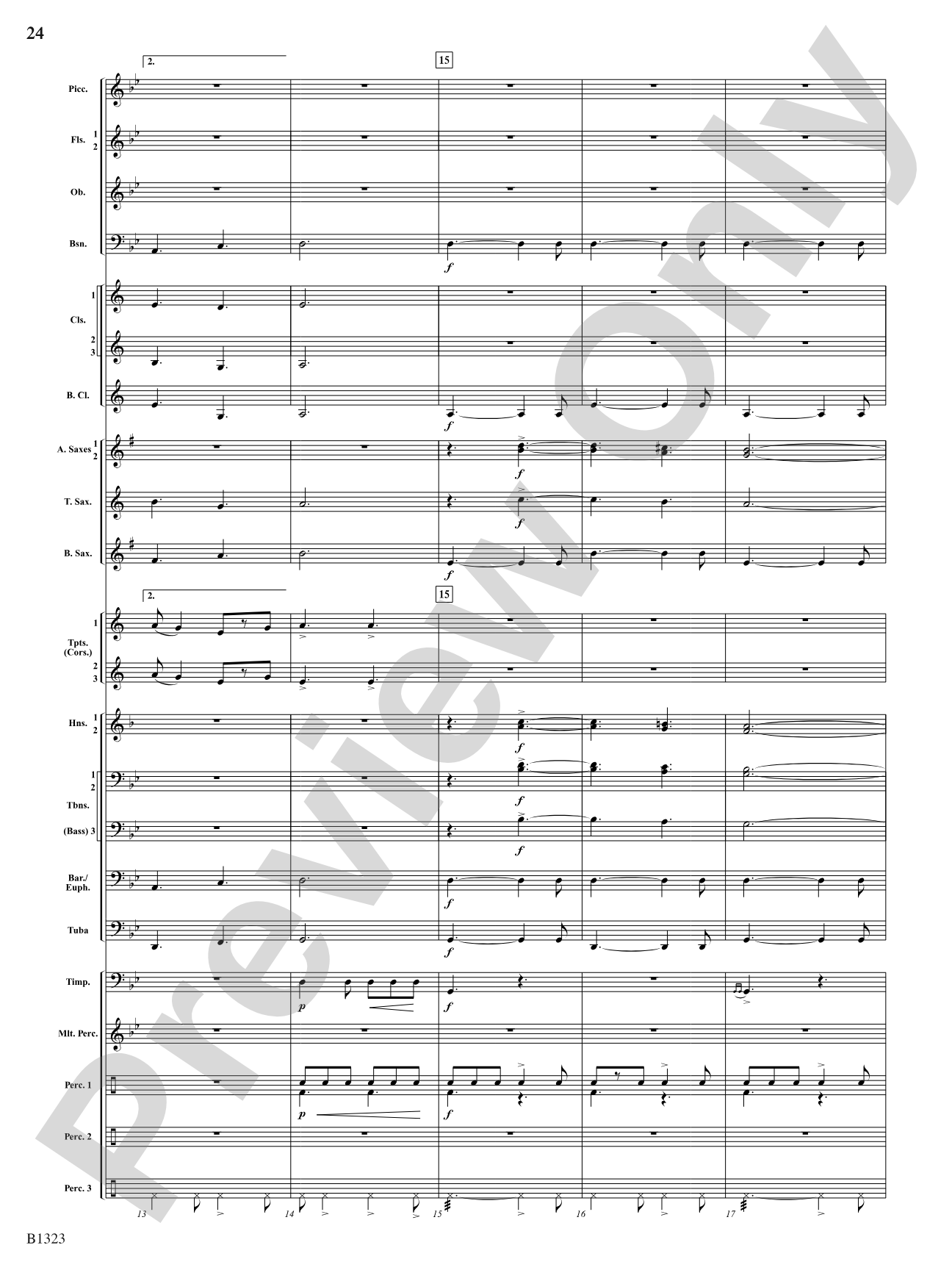 Three Scottish Vistas: Concert Band Conductor Score & Parts