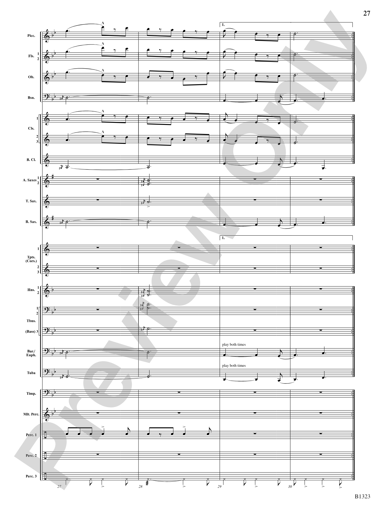 Three Scottish Vistas: Concert Band Conductor Score & Parts