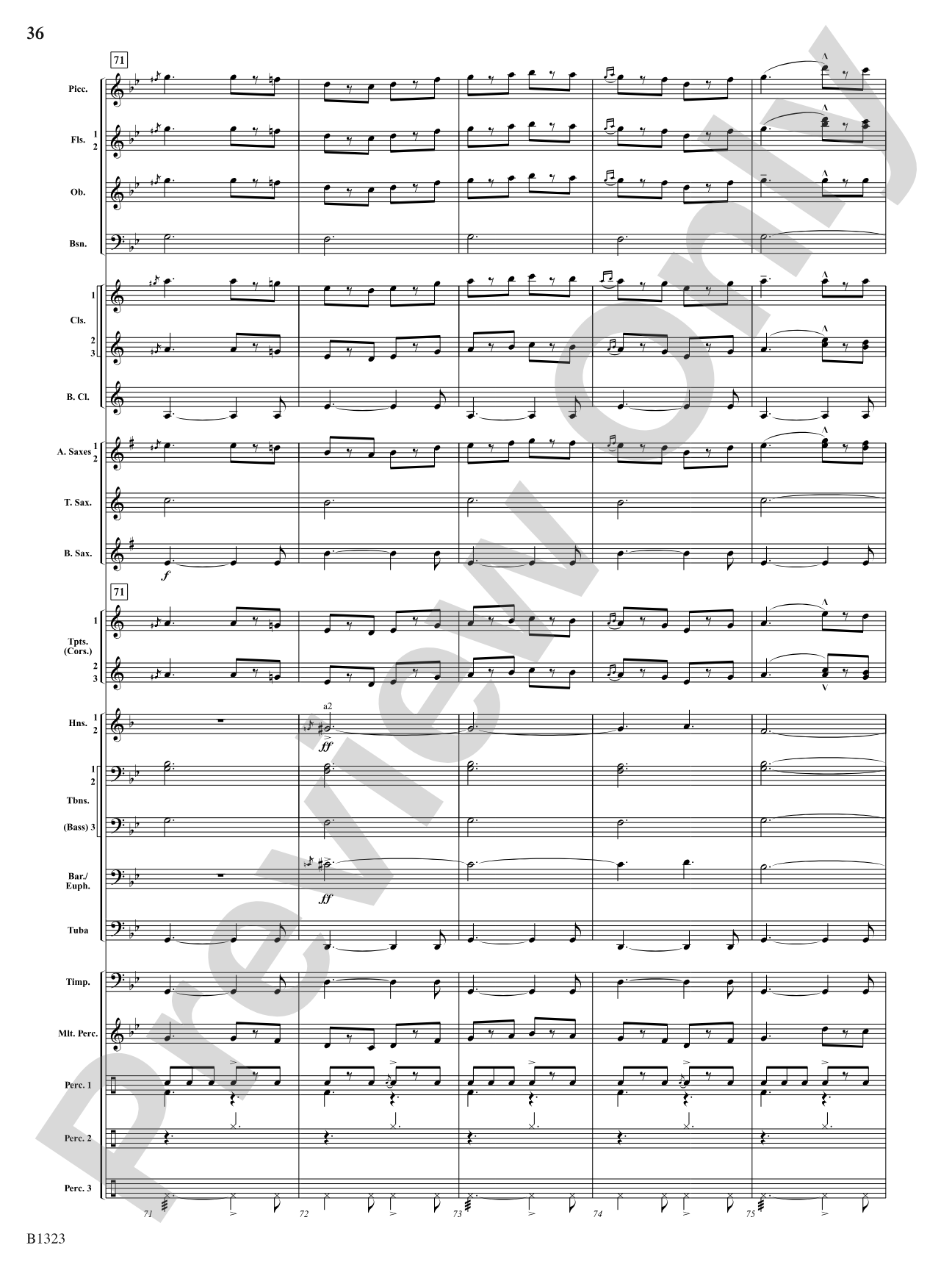 Three Scottish Vistas: Concert Band Conductor Score & Parts