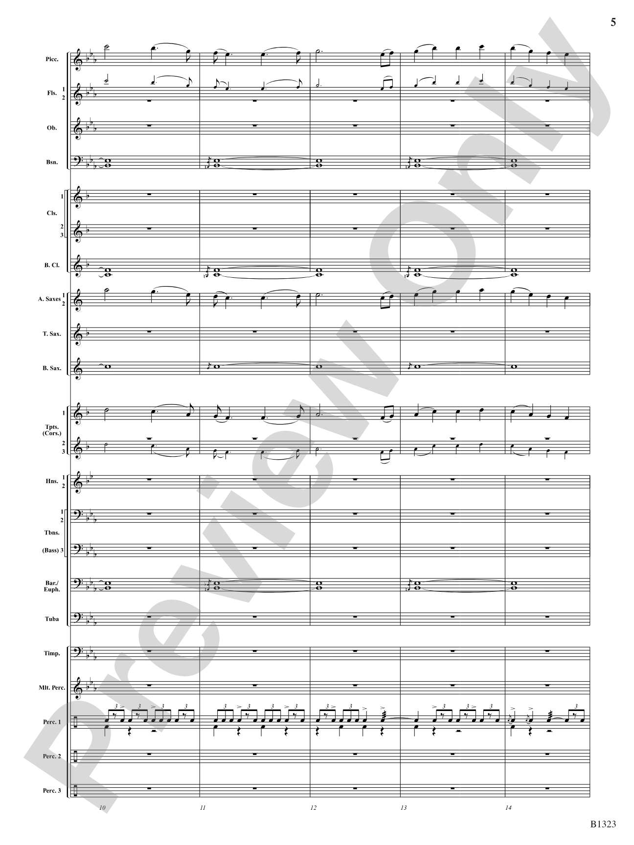 Three Scottish Vistas: Concert Band Conductor Score & Parts