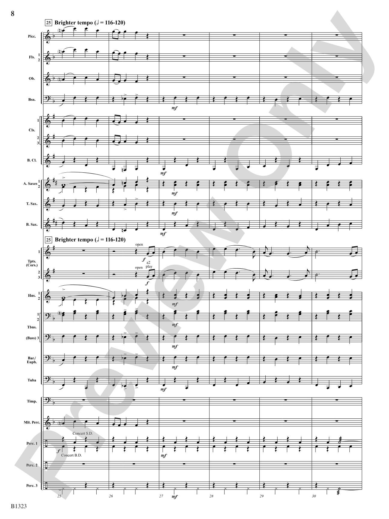 Three Scottish Vistas: Concert Band Conductor Score & Parts