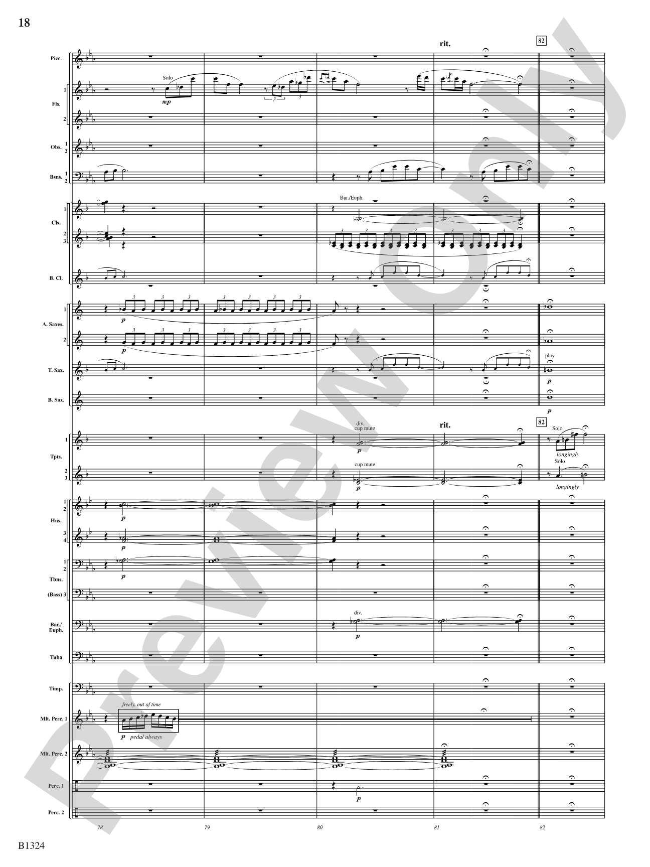 Fusion: Concert Band Conductor Score & Parts