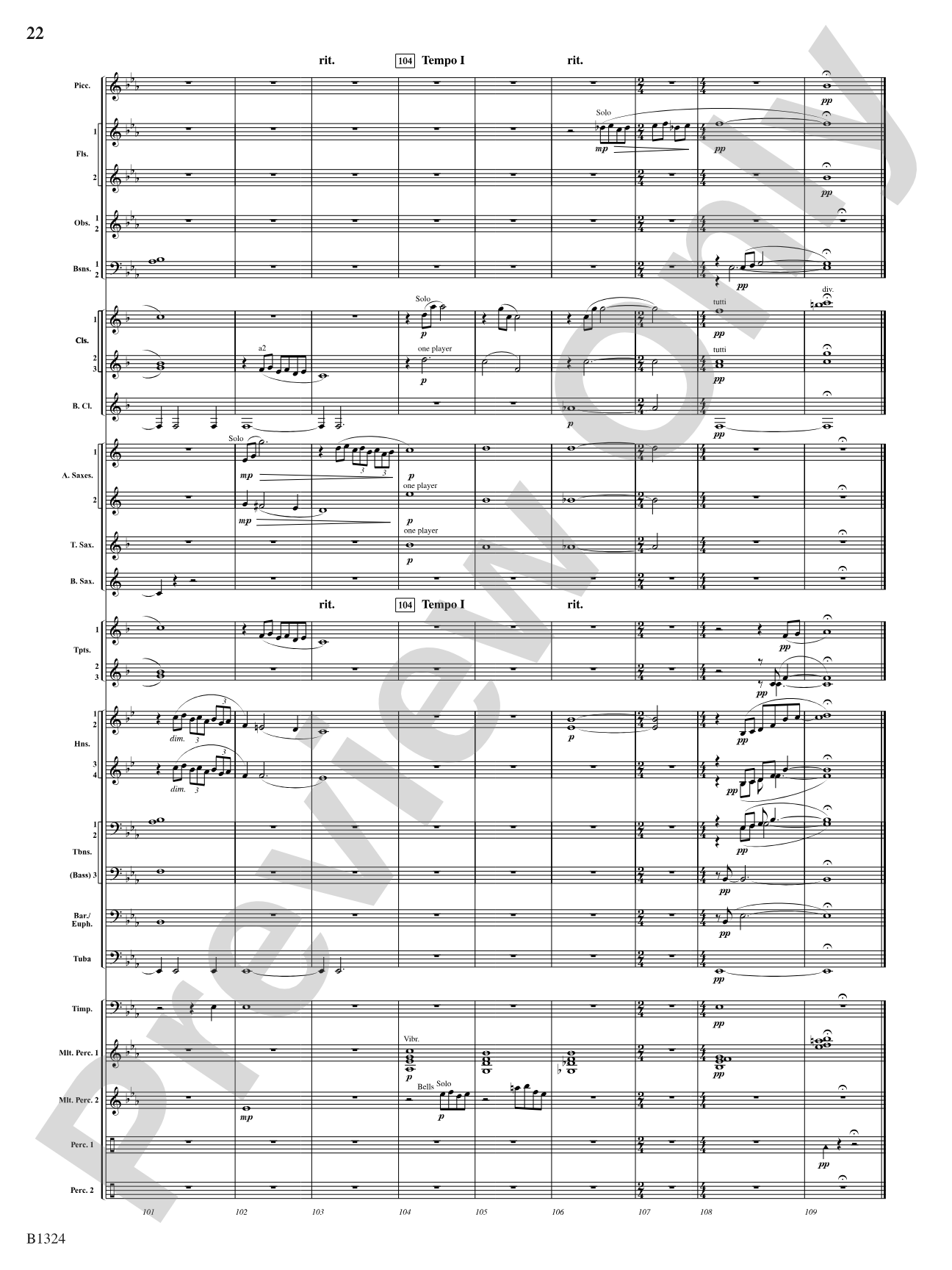 Fusion: Concert Band Conductor Score & Parts